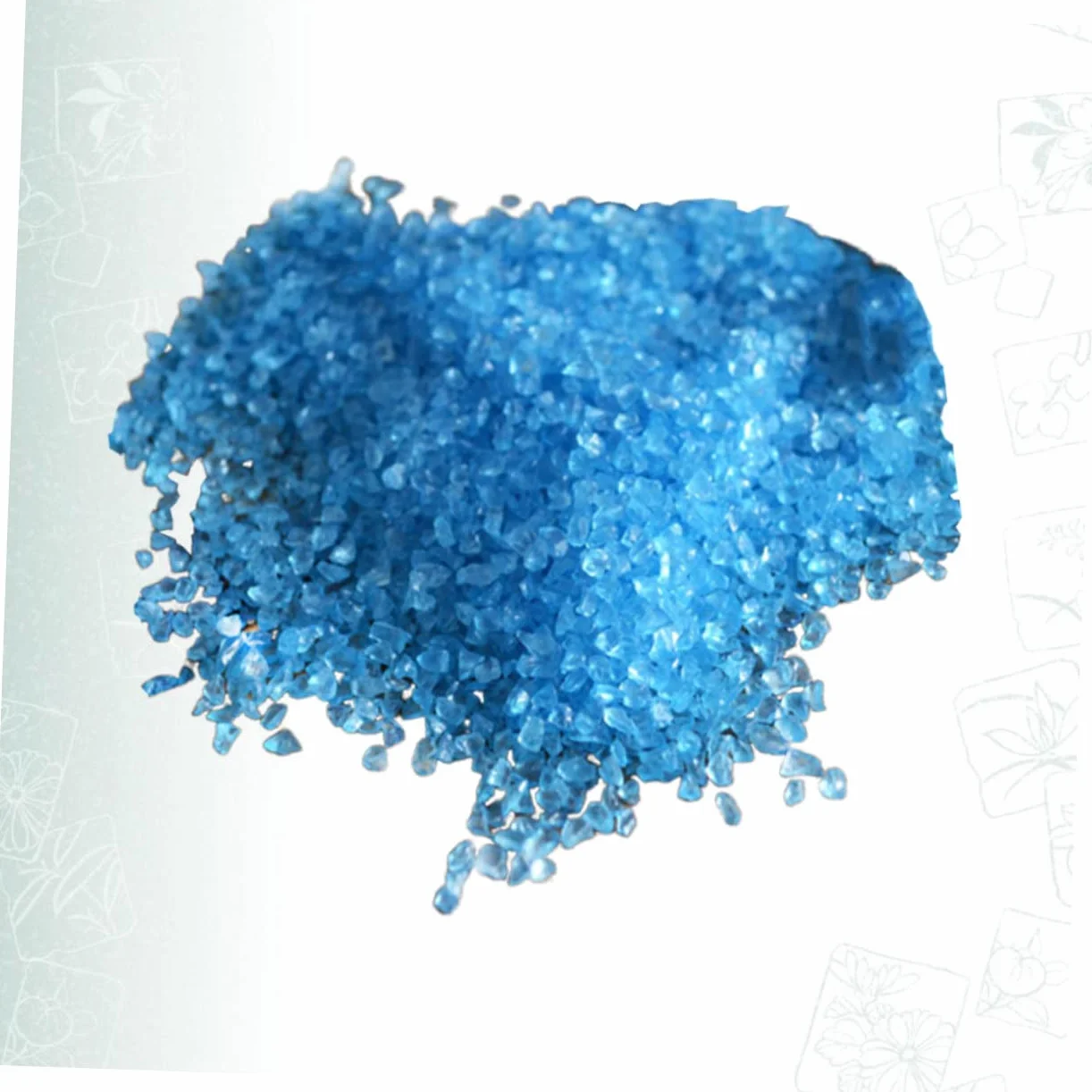 Sable DéCoratif Bleu pour Aquarium - Gravier Naturel SûR pour Poissons Sol De Bac Et Terrarium IdéAl pour DéCoration Et Entretien