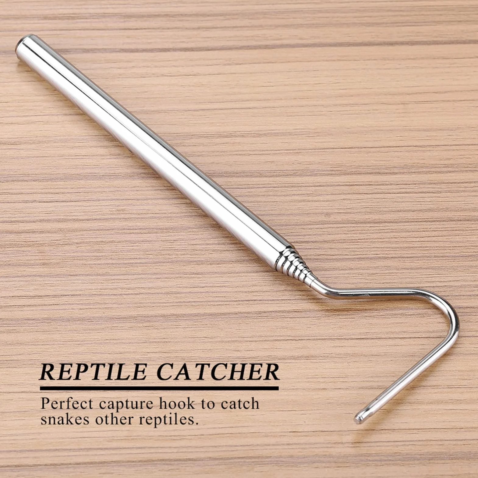 Pince à Serpent télescopique Extensible en Acier Inoxydable Portable, Outil de Capture de Serpent