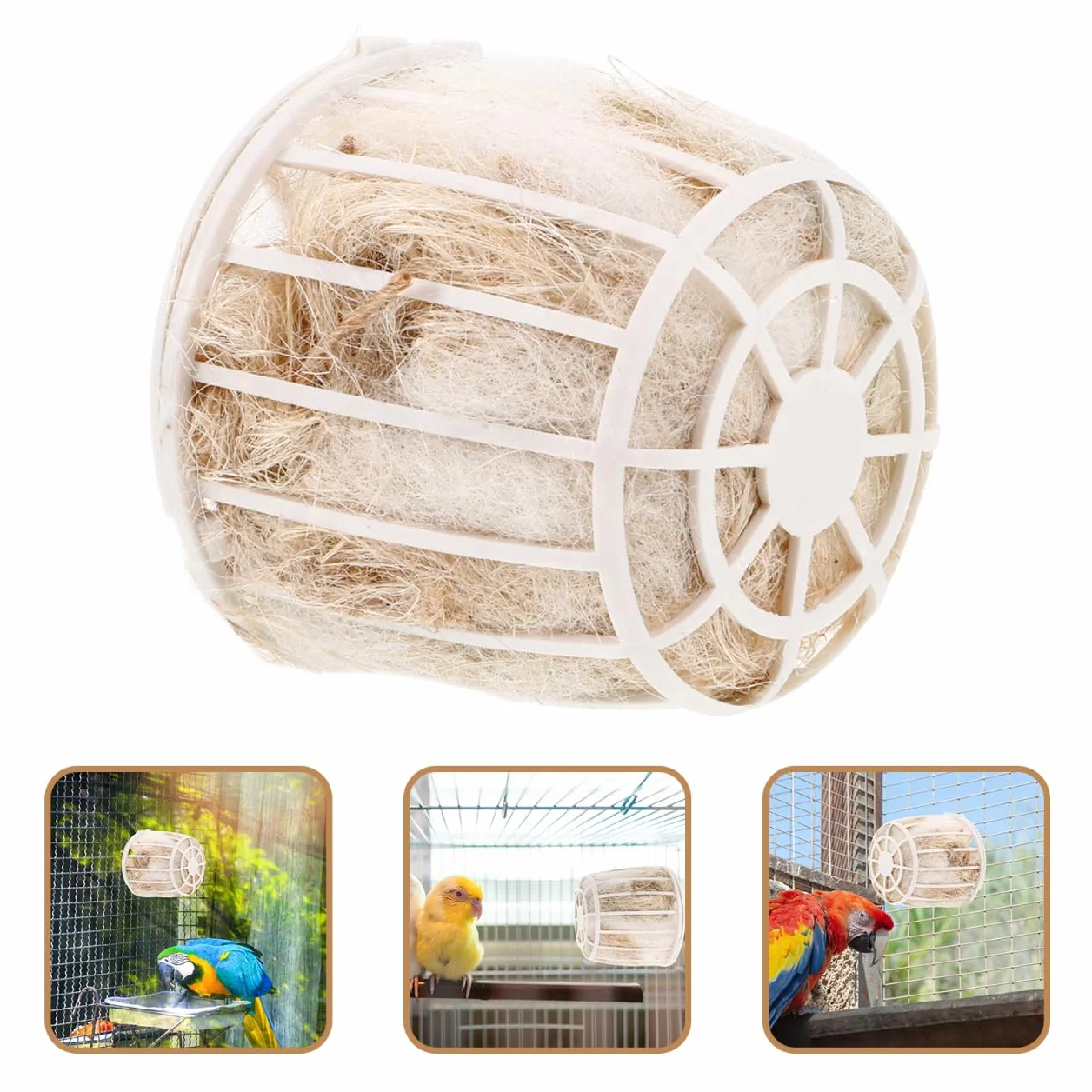 Matériau nid d'oiseaux en jute respirant 100% naturel pour nichoirs