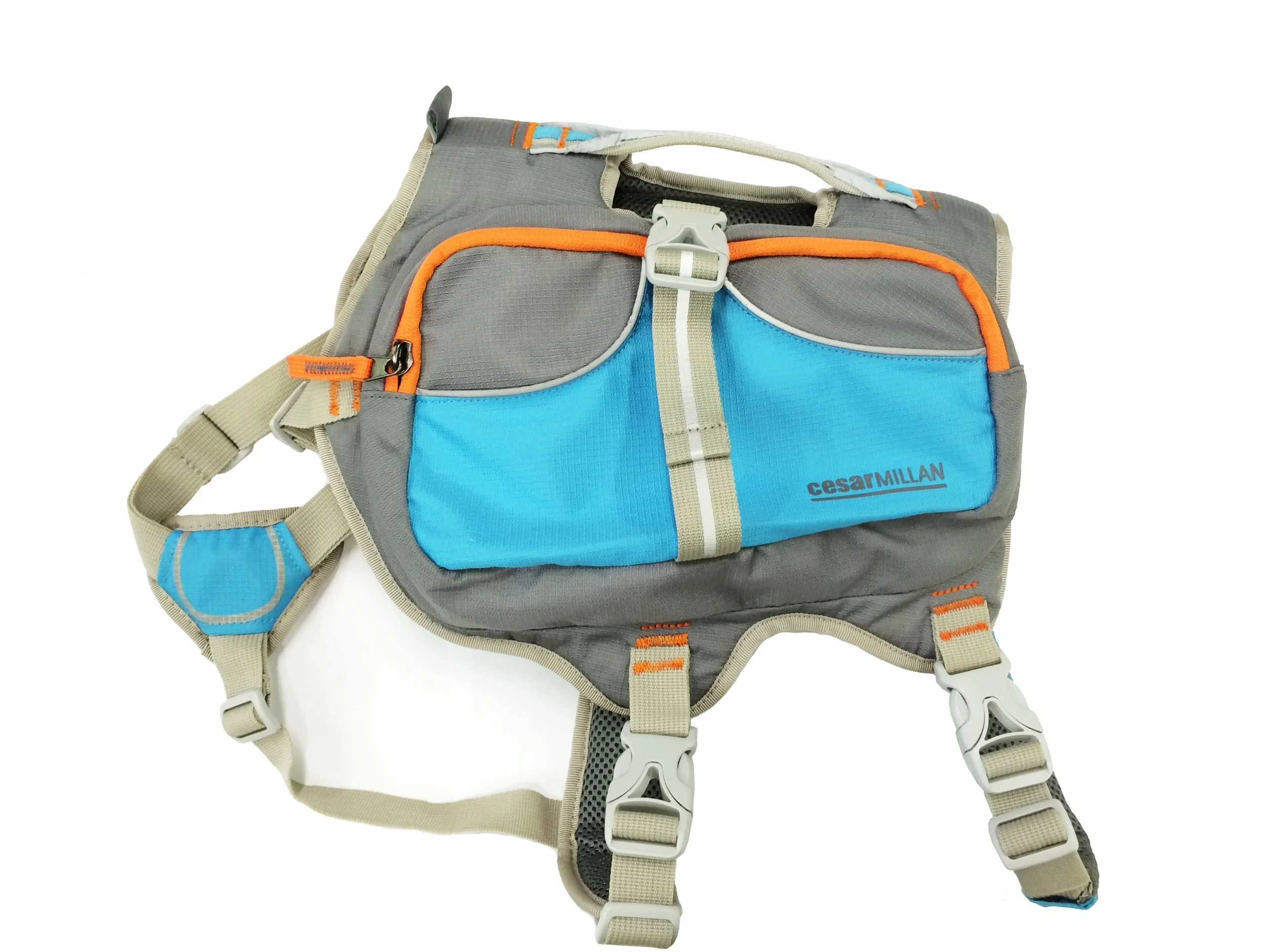 Cesar Millan Grand Sac à Dos Chien Bleu Gris