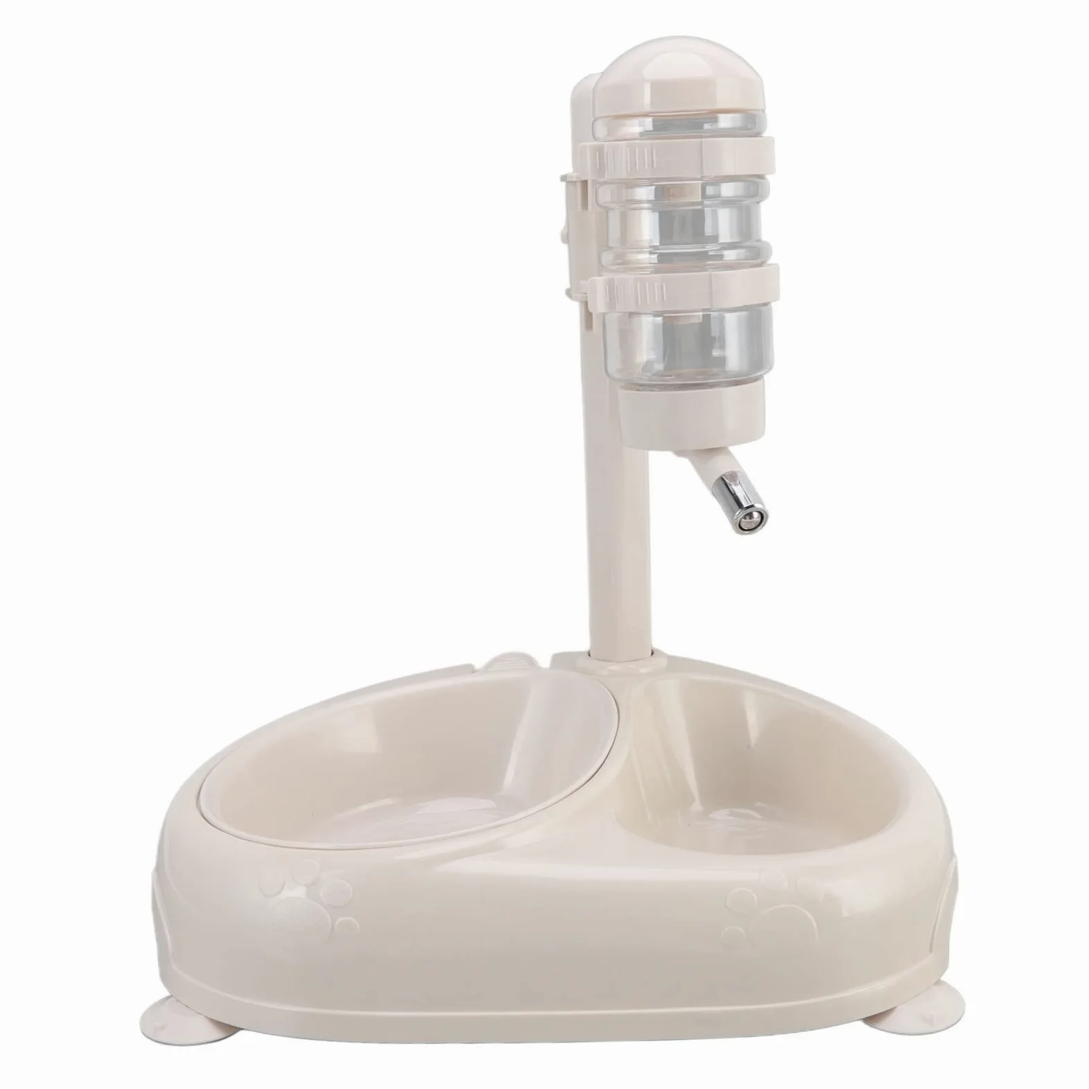 Distributeur d'eau pour Animaux de Compagnie Bol Automatique Anti-dérapant Hauteur Réglable Chien Distributeur d'eau Debout Distributeur de Nourriture pour Chiot Chat