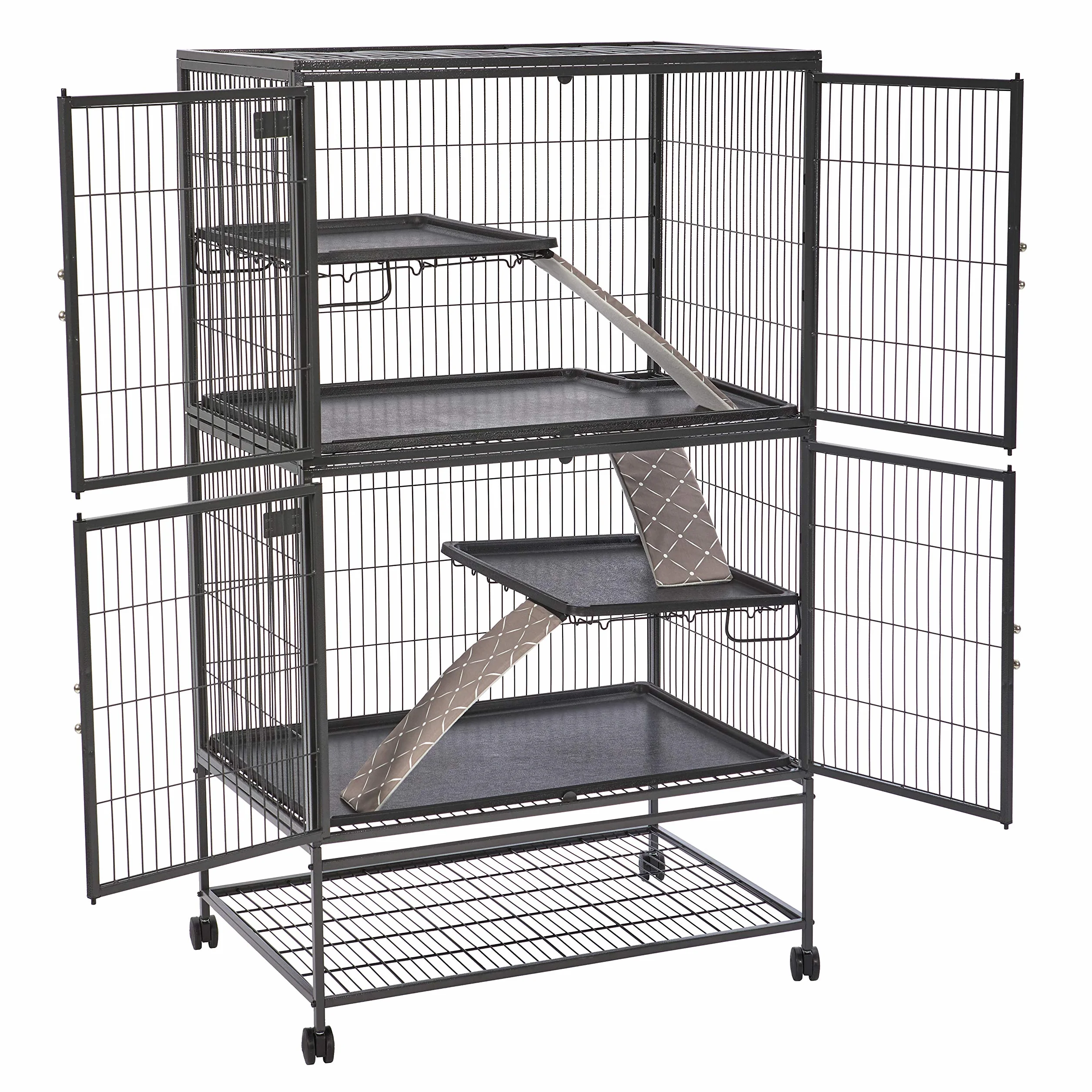 MidWest Homes for Pets Housses de Rampe Ferret Nation Critter Nation Marron Clair Blanc Taille S
