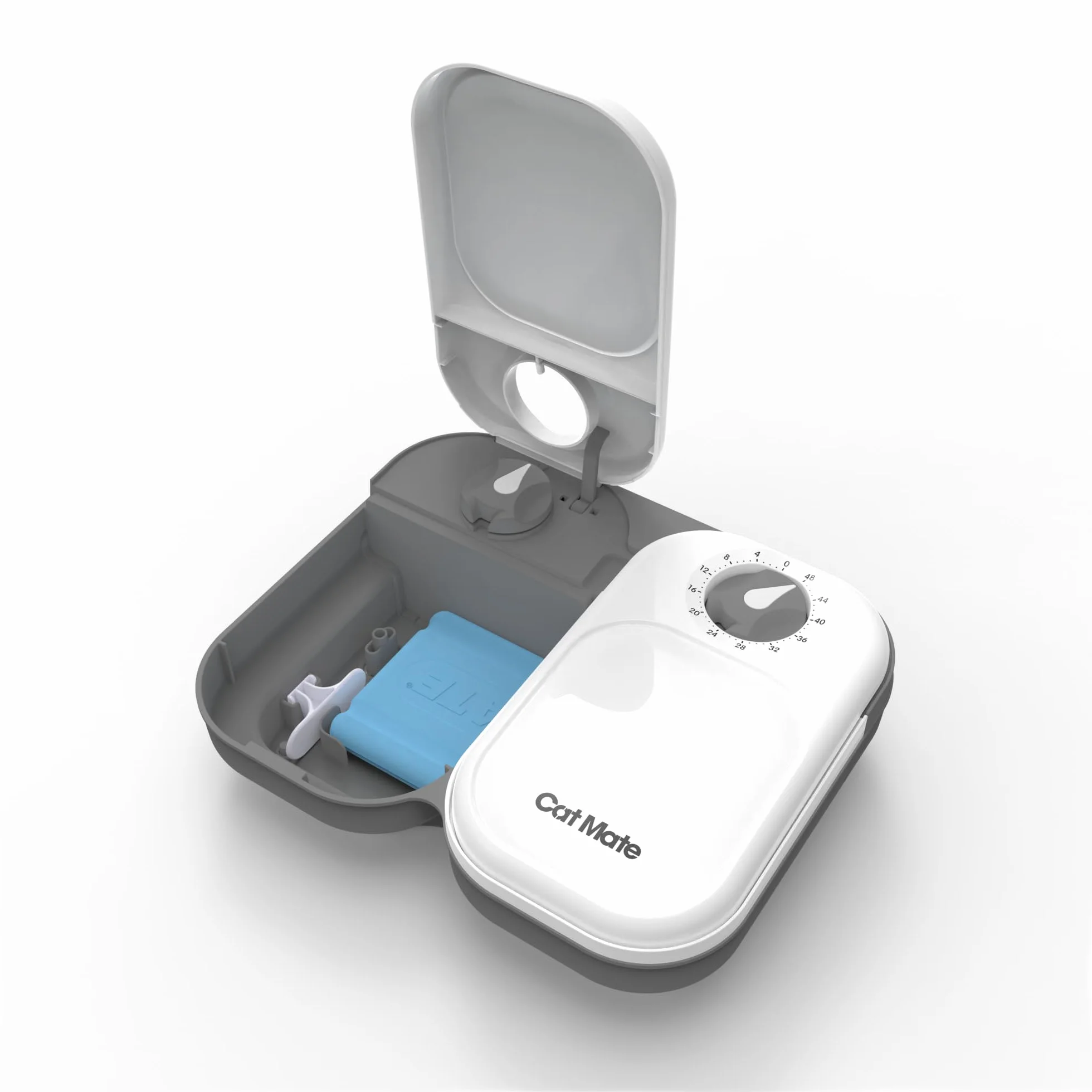 Kerbl Cat Mate Distributeur Automatique de Nourriture Programmable 1-3 Repas
