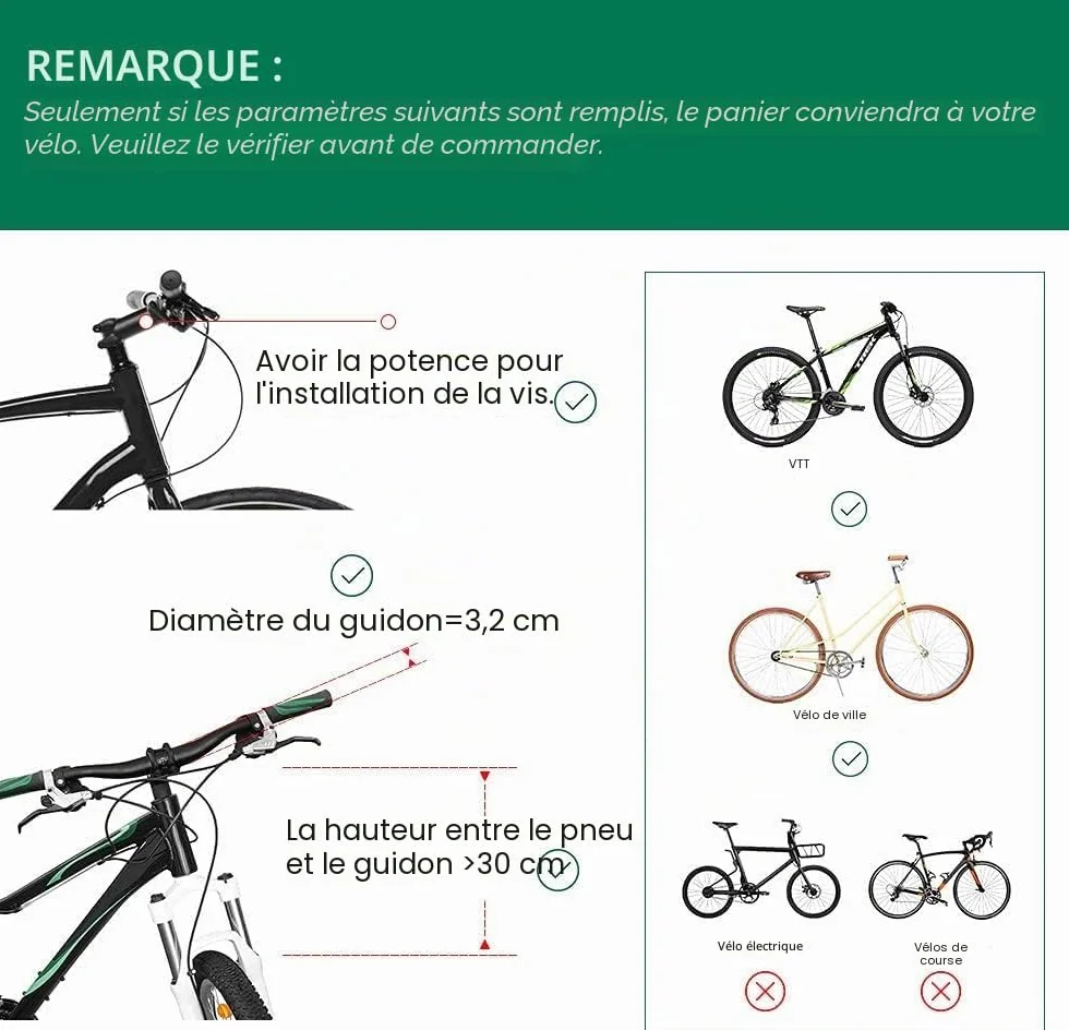 ANZOME Panier avant pour chien vélo amovible avec ceinture de sécurité