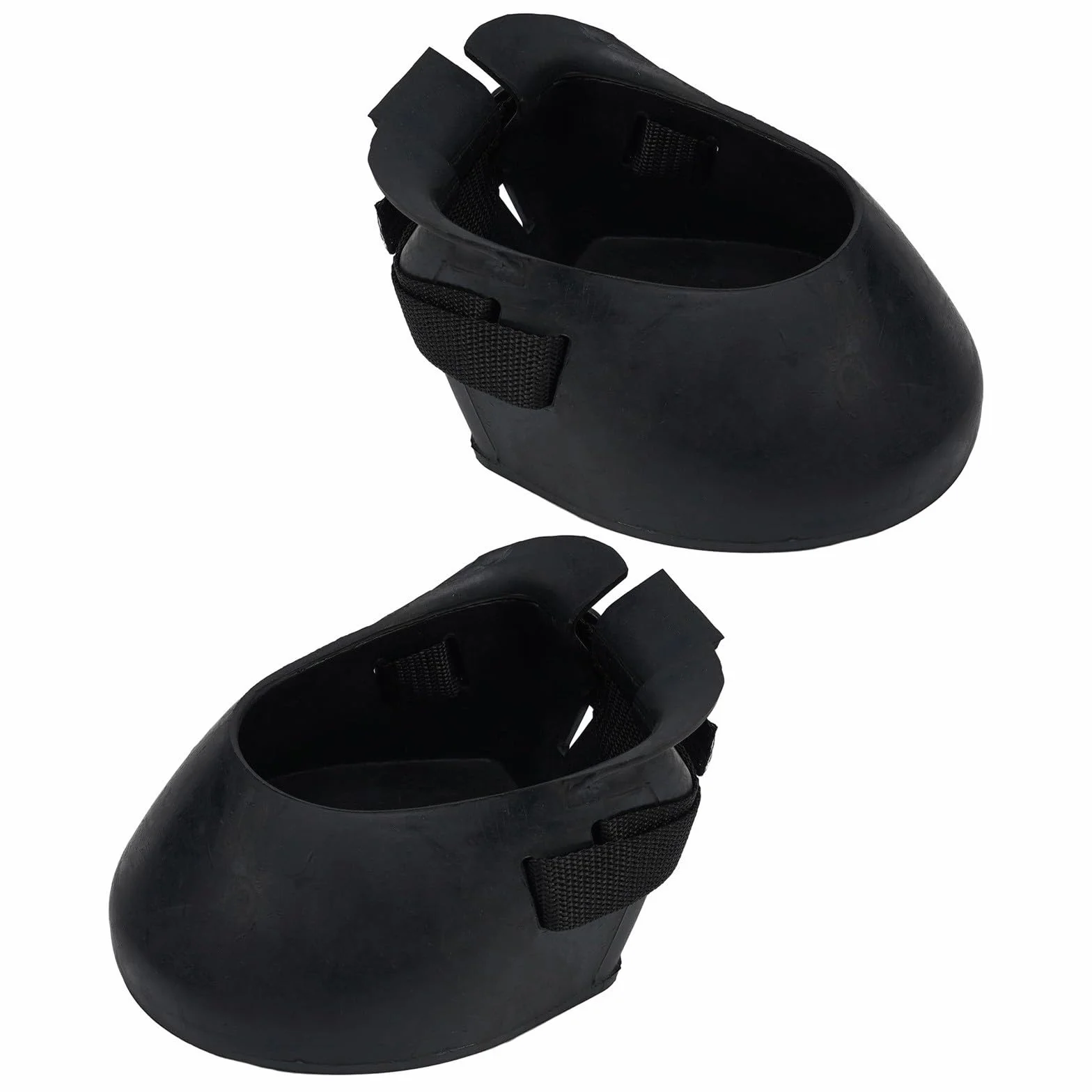 Lot de 2 bottes de cheval en caoutchouc antidérapantes pour protéger les sabots et soutenir la récupération des blessures et des blessures (M)