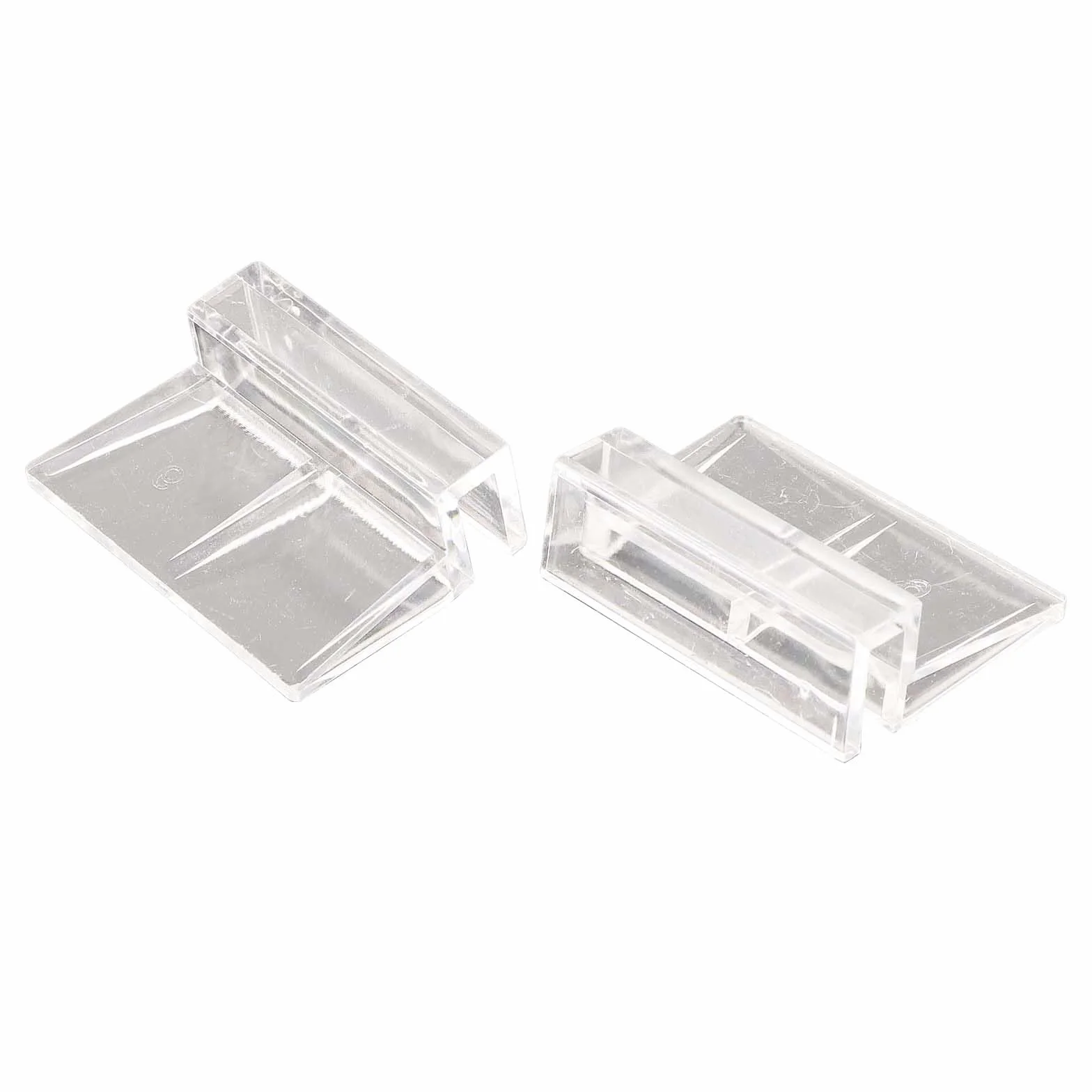 SPORTARC Lot de 16 clips de couvercle en verre pour aquarium, supports acrylique transparent 10 mm