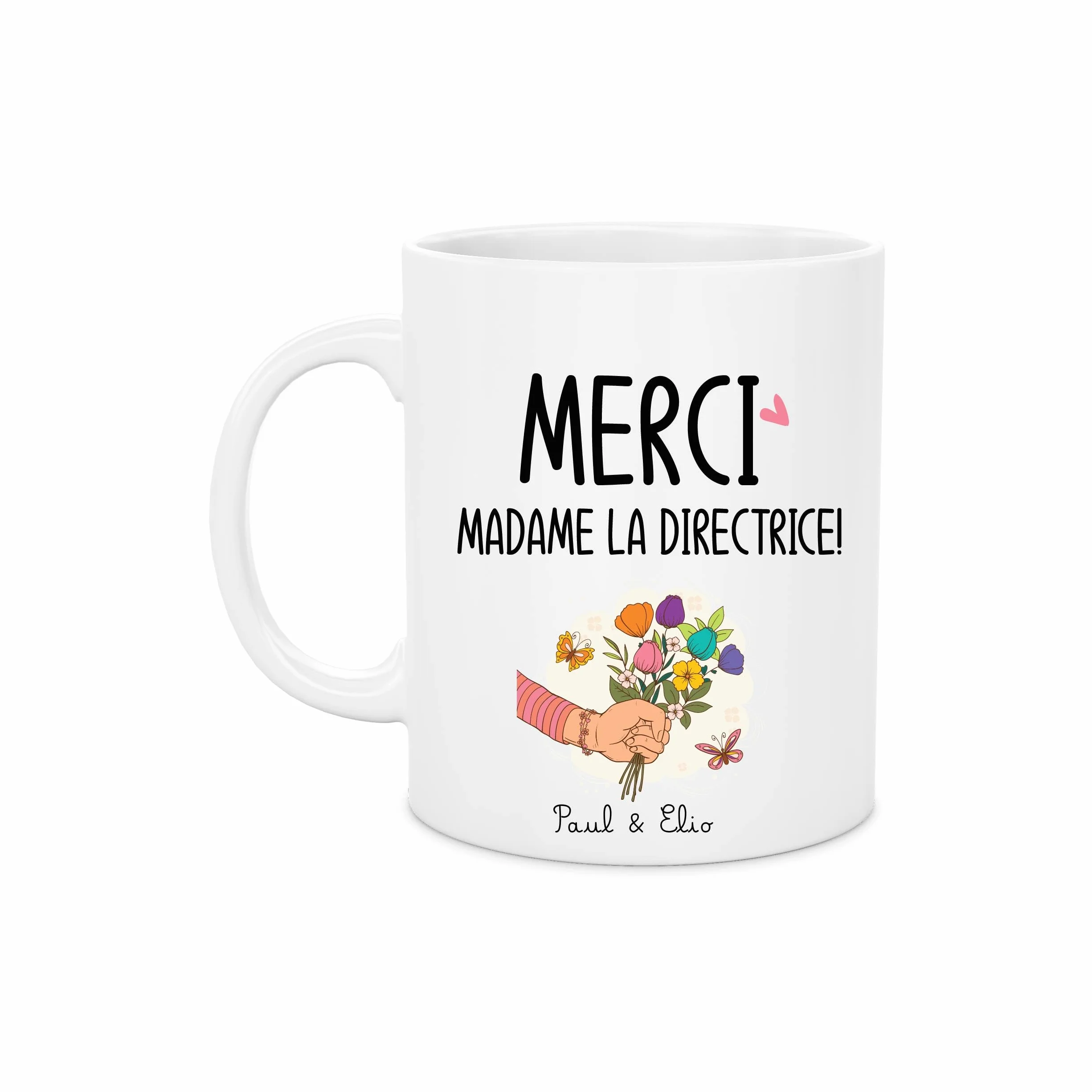 Mug Céramique Personnalisé Prénom Enfant 330 ml Cadeau Fin d’Année Scolaire