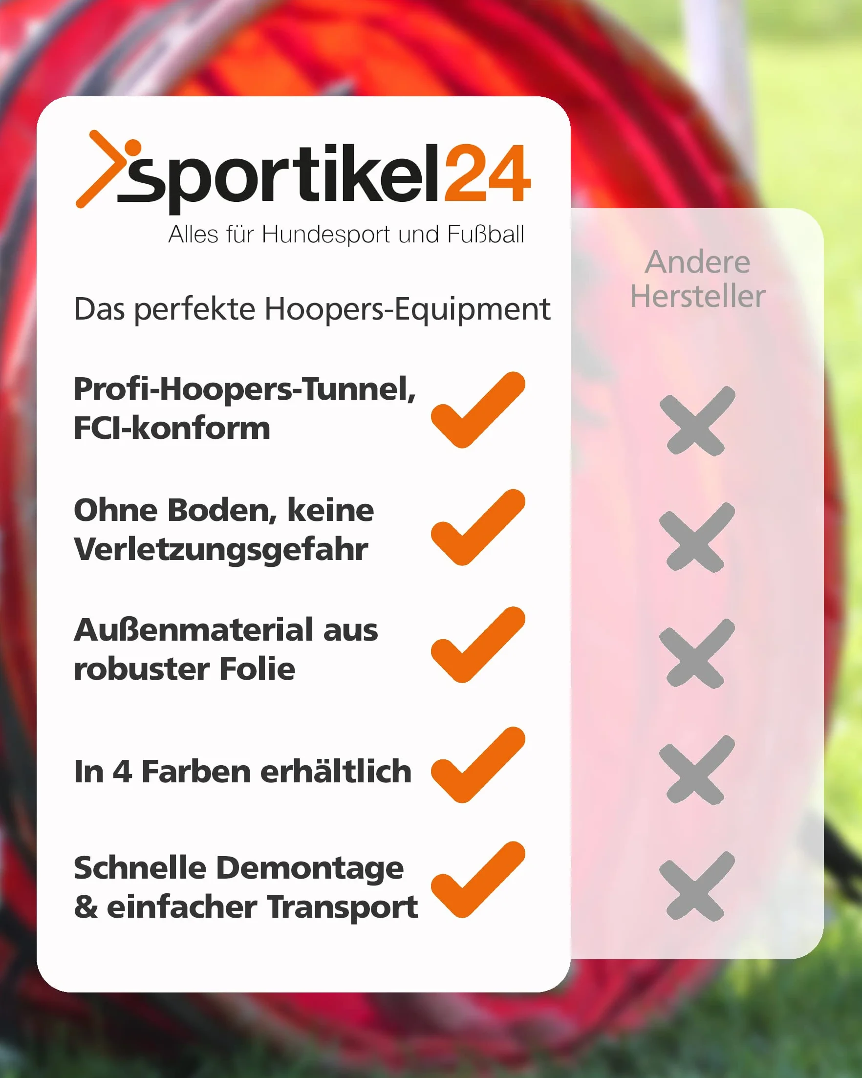 Hoopers Tunnel sans fond 1 m long Ø 80 cm rose pliable VDH résistant intempéries