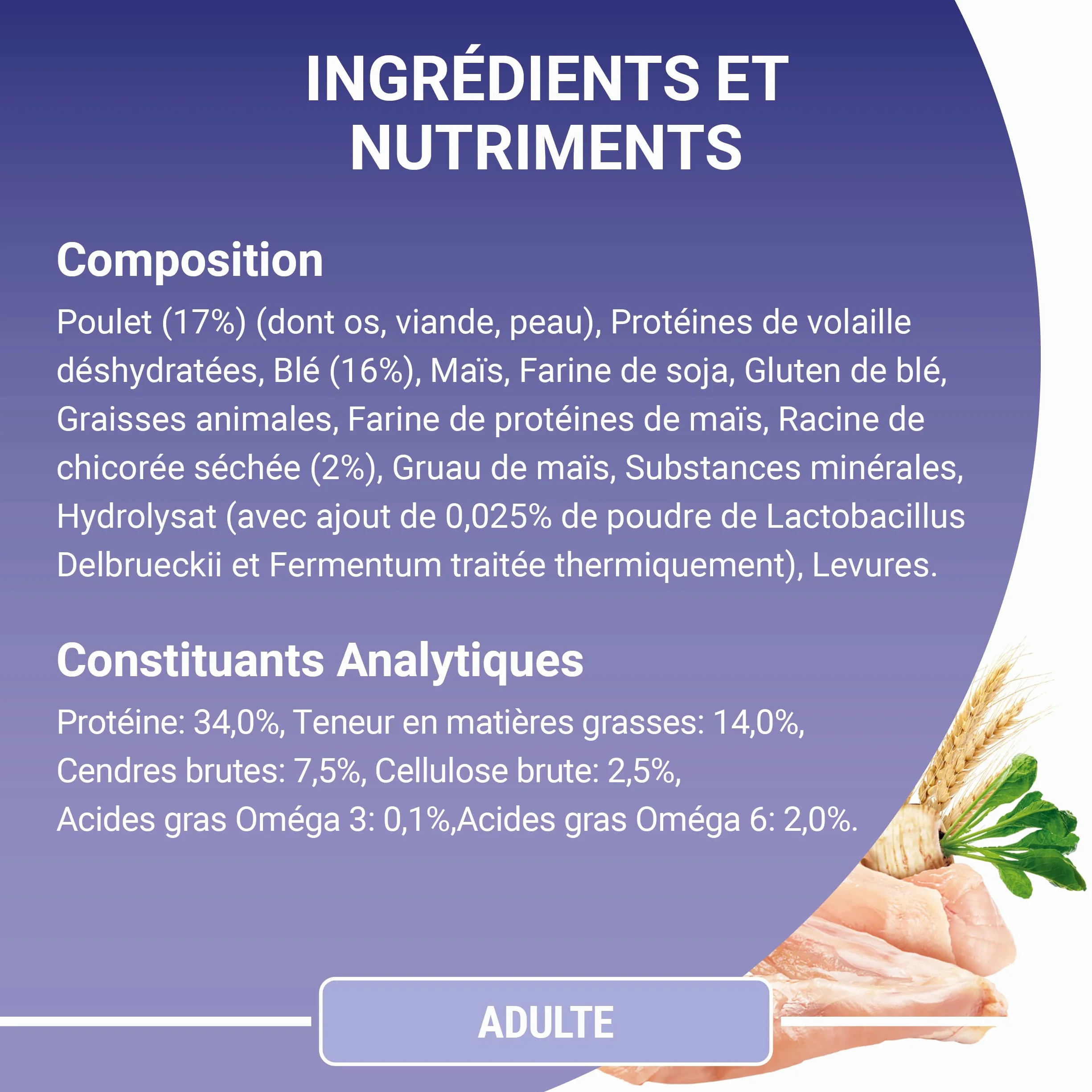 PURINA ONE BIFENSIS Croquettes Chat Adulte Poulet Lot 6 x 1,5kg