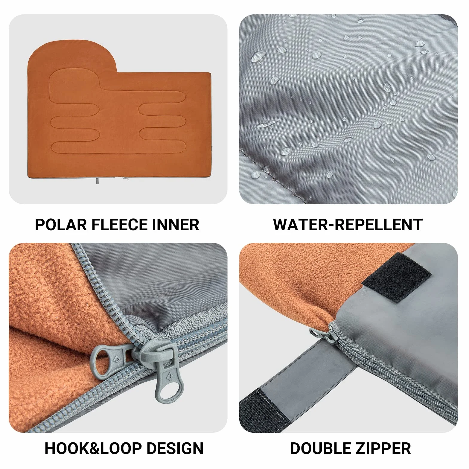 KingCamp Sac de Couchage pour Chien Imperméable 110x70cm, Couverture Lavable pour Chien Chat Chiot