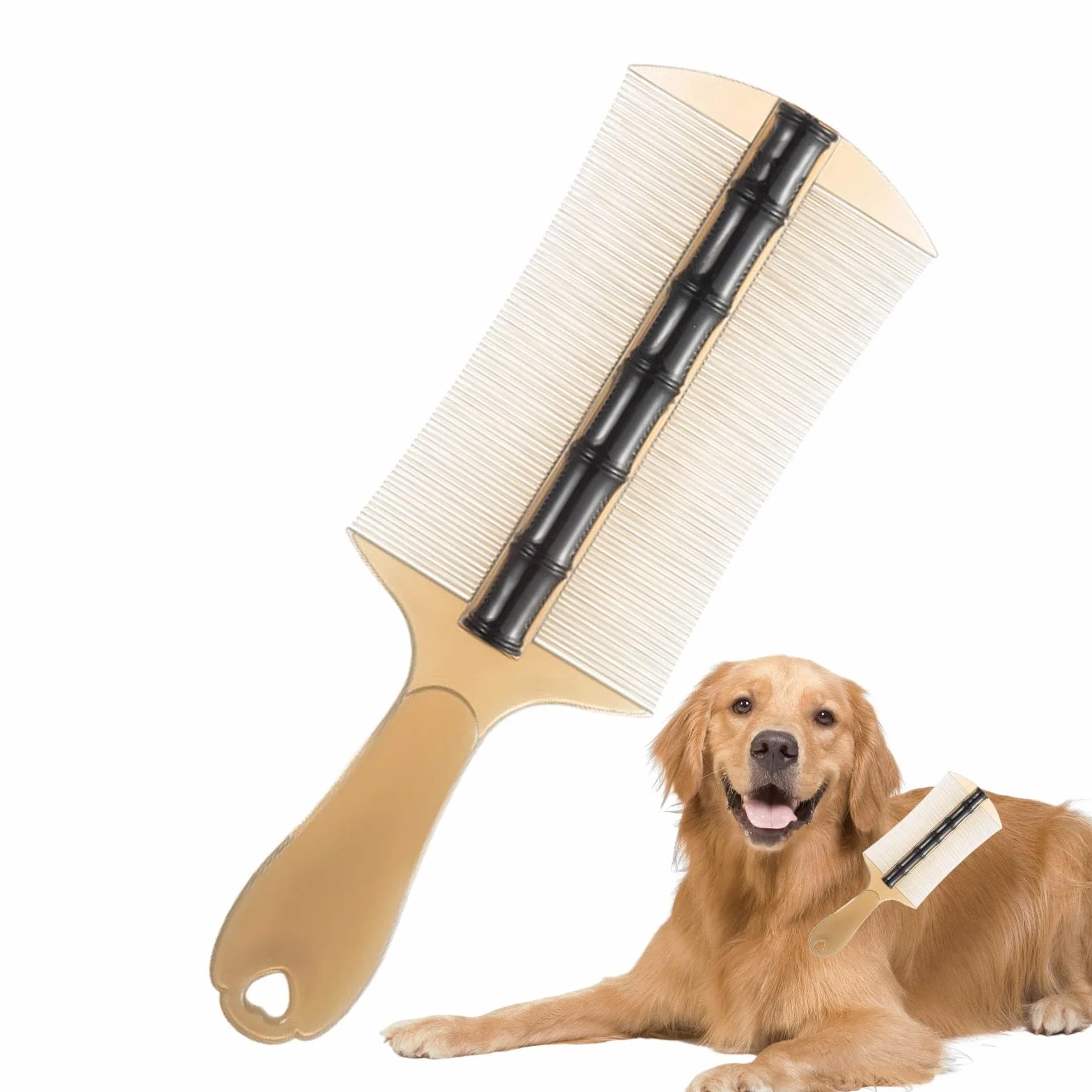 Peigne anti-puces pour chien et chaton polyvalent de toilettage
