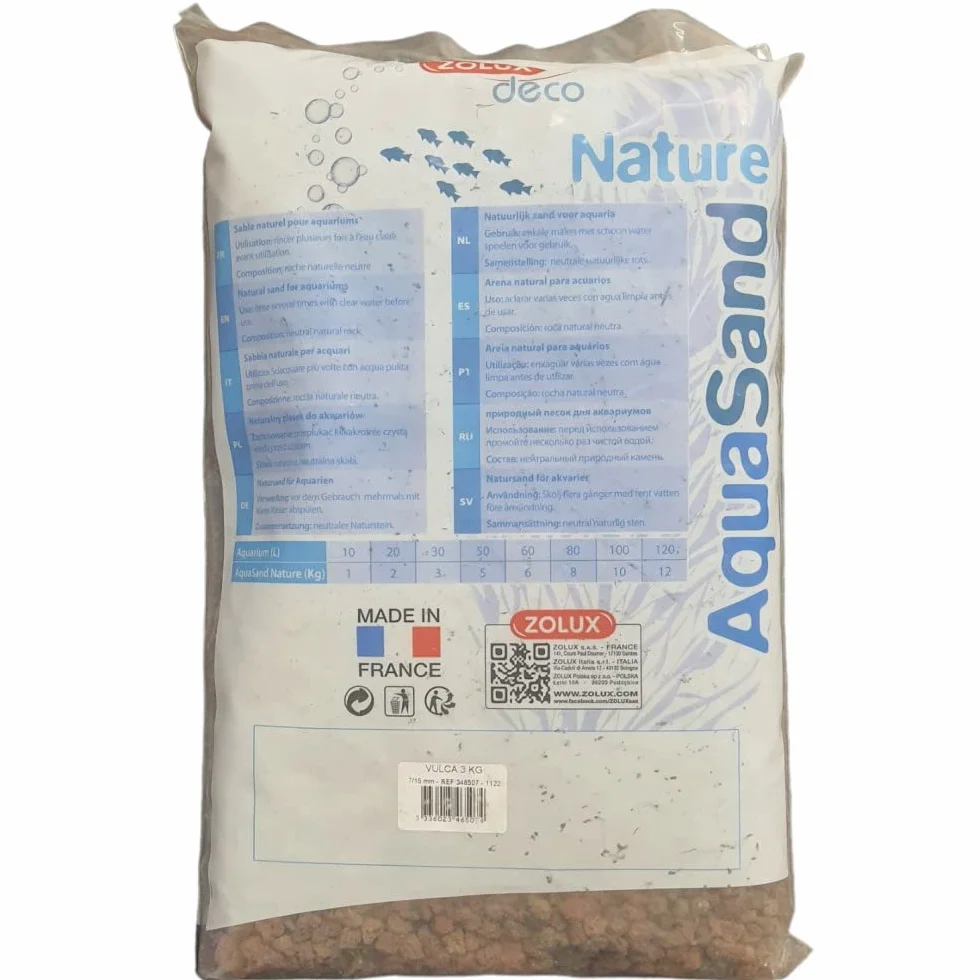 Zolux - Sac vulca pouzzolane 3kg pour Aquarium spécial Plantes