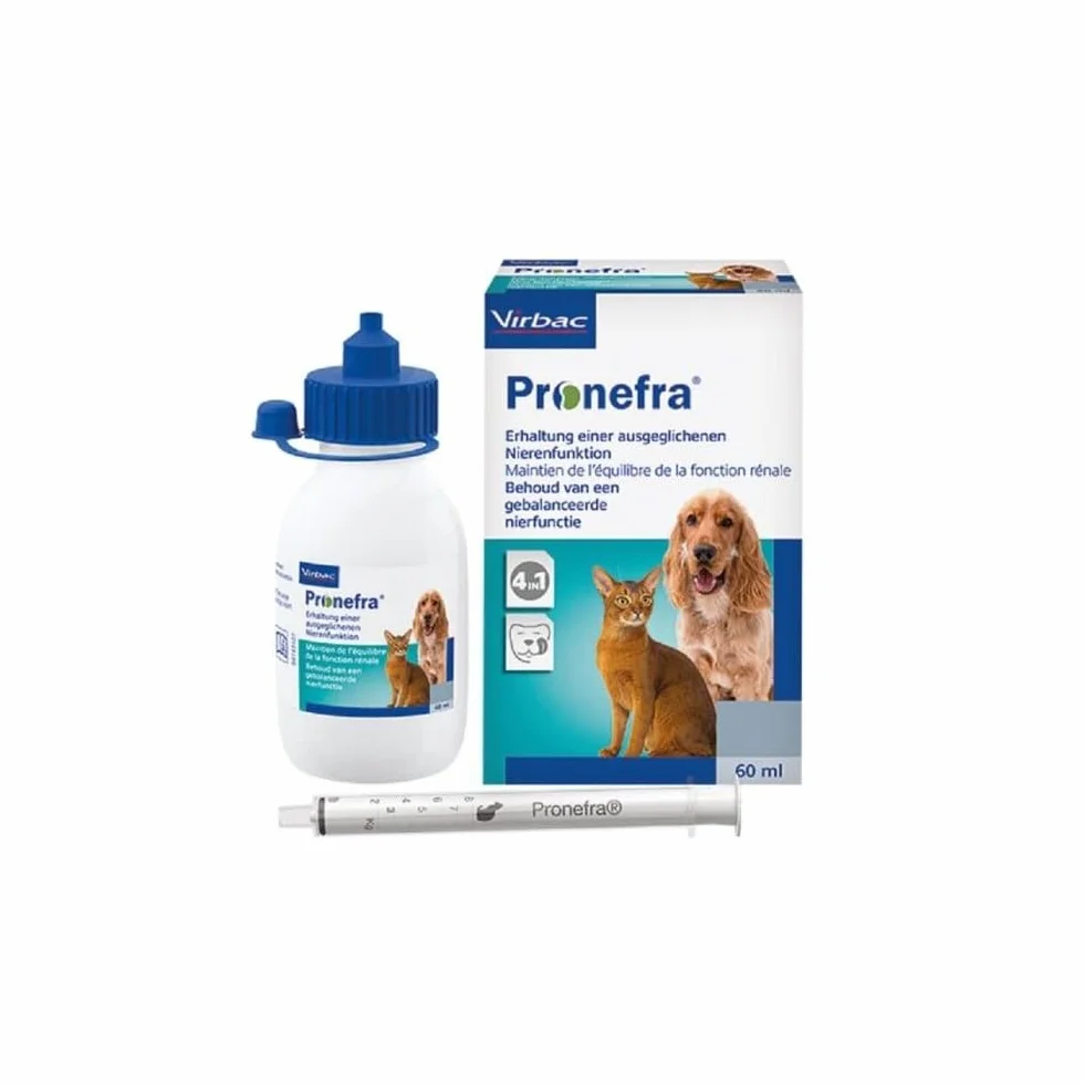 Virbac Pronefra Soutien Fonction Rénale Chat Chien 60 ML