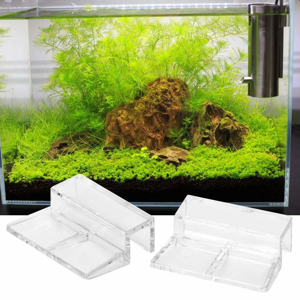 YOUTHINK 20 Pcs Aquarium Porte-Couvercle en Verre Clip Support Accessoire 5mm