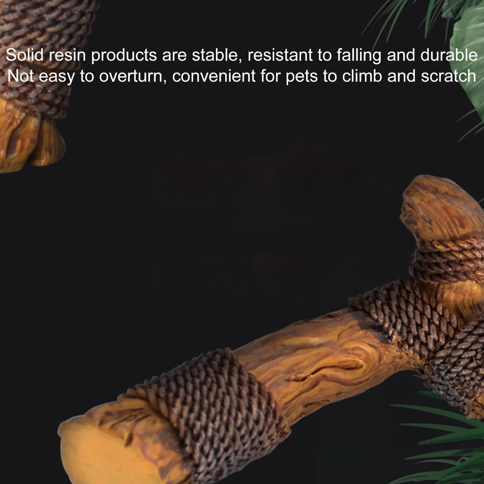 Branches en bois pour reptile, décoration terrarium tronc d'arbre lézard serpent