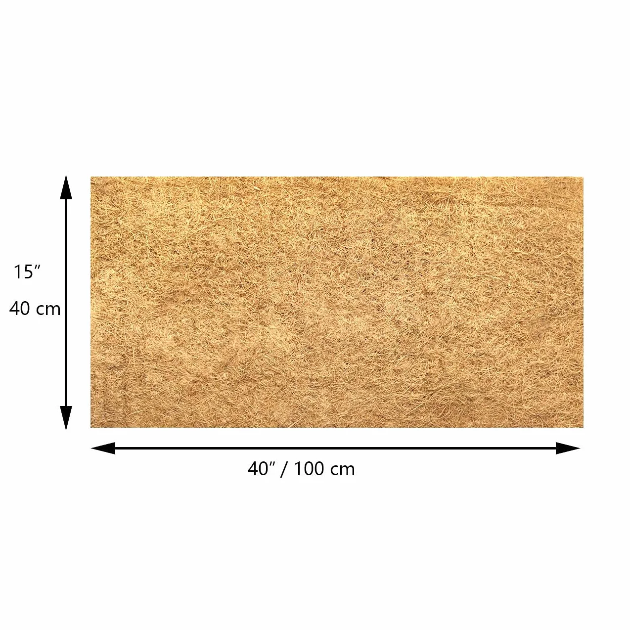 SUNYAY Litière Fibre de Coco Naturelle 40x100 cm Terrarium Reptiles