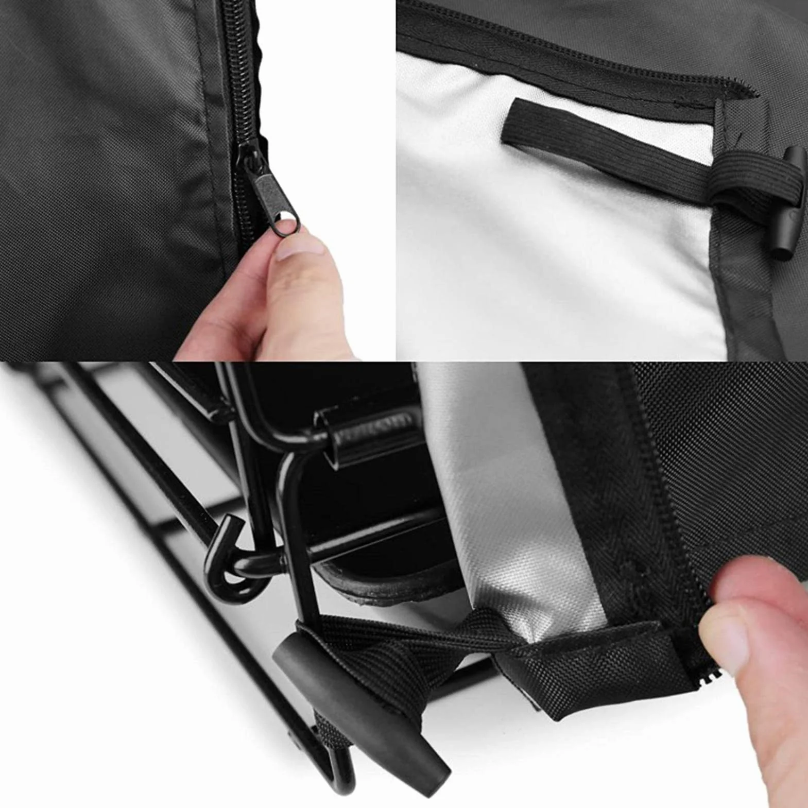 Housse de Cage pour Chien à Double Porte, Imperméable Coupe-Vent Anti-UV Respirante, Couverture de Protection Universelle