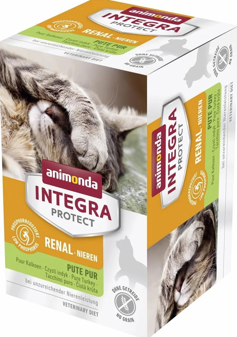 Animonda INTEGRA Protect Nourriture Humide pour Chat Renal Dinde Pur 6 x 100 g