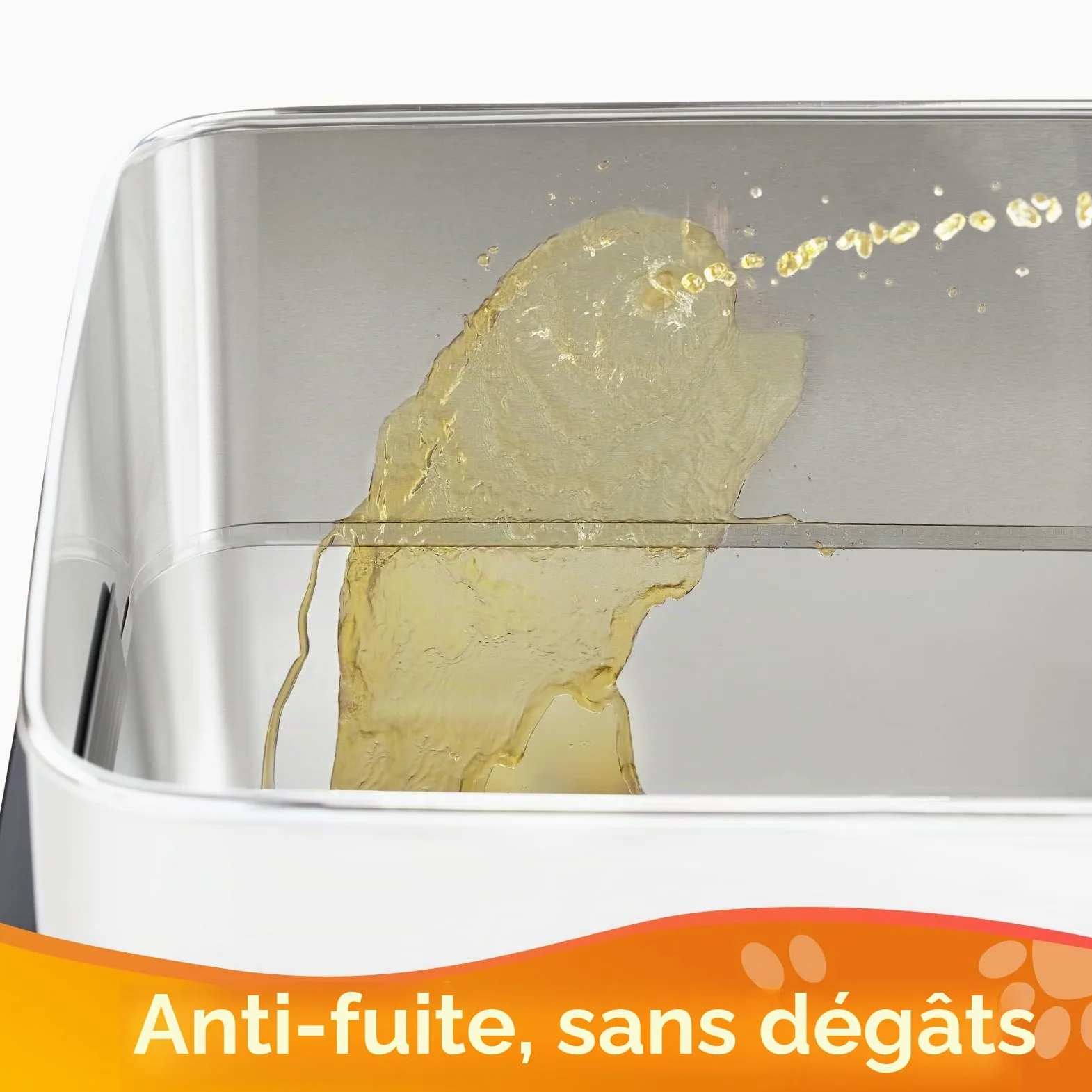 Yangbaga Litiere pour Chat avec Pelle，Bac à litière avec déflecteur，Résistant aux odeurs et Facile à Nettoyer（60 * 40 * 30CM）