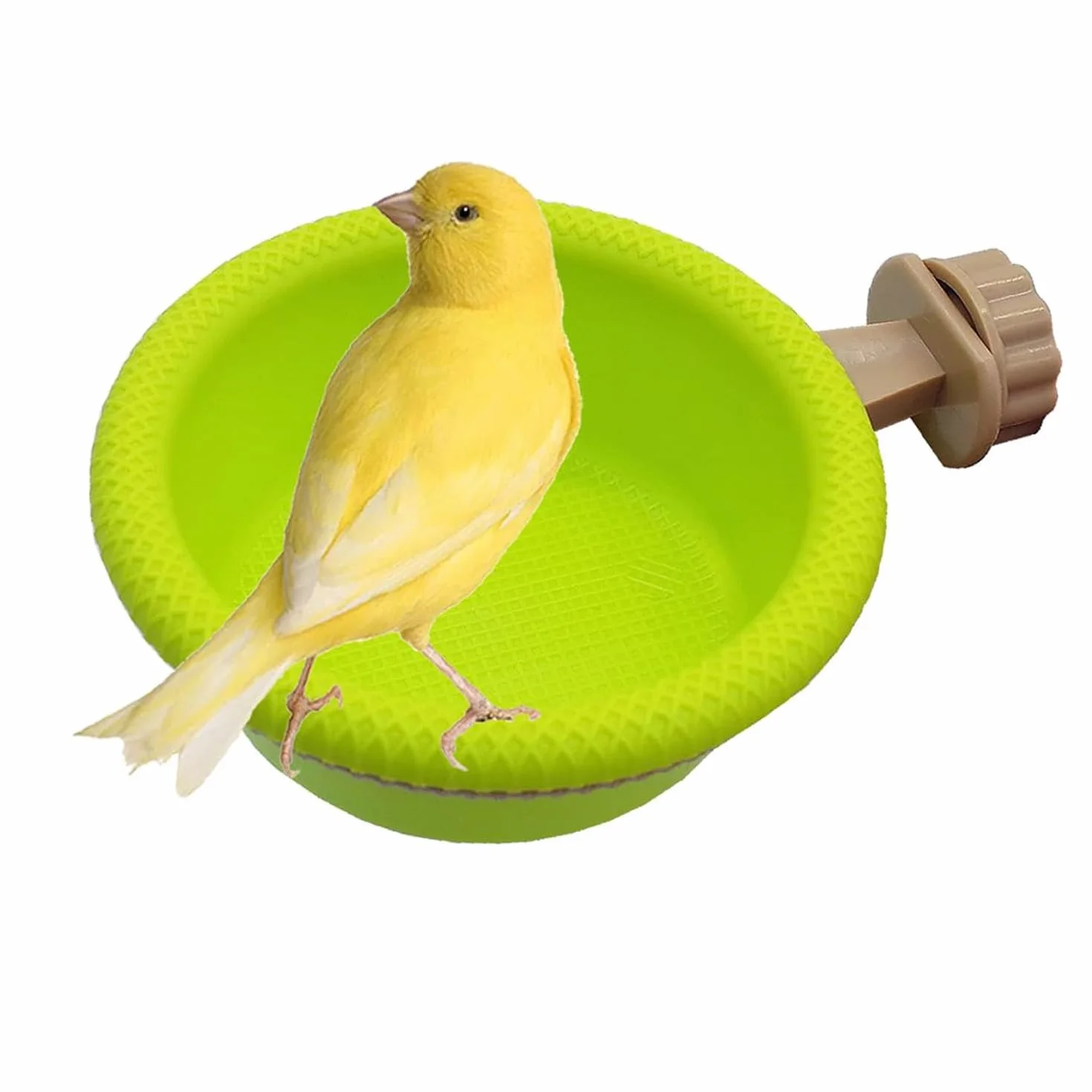 MEISO Baignoire Suspendue Pour Oiseaux, Douche Perroquets Canaris, Accessoire Cage Plastique