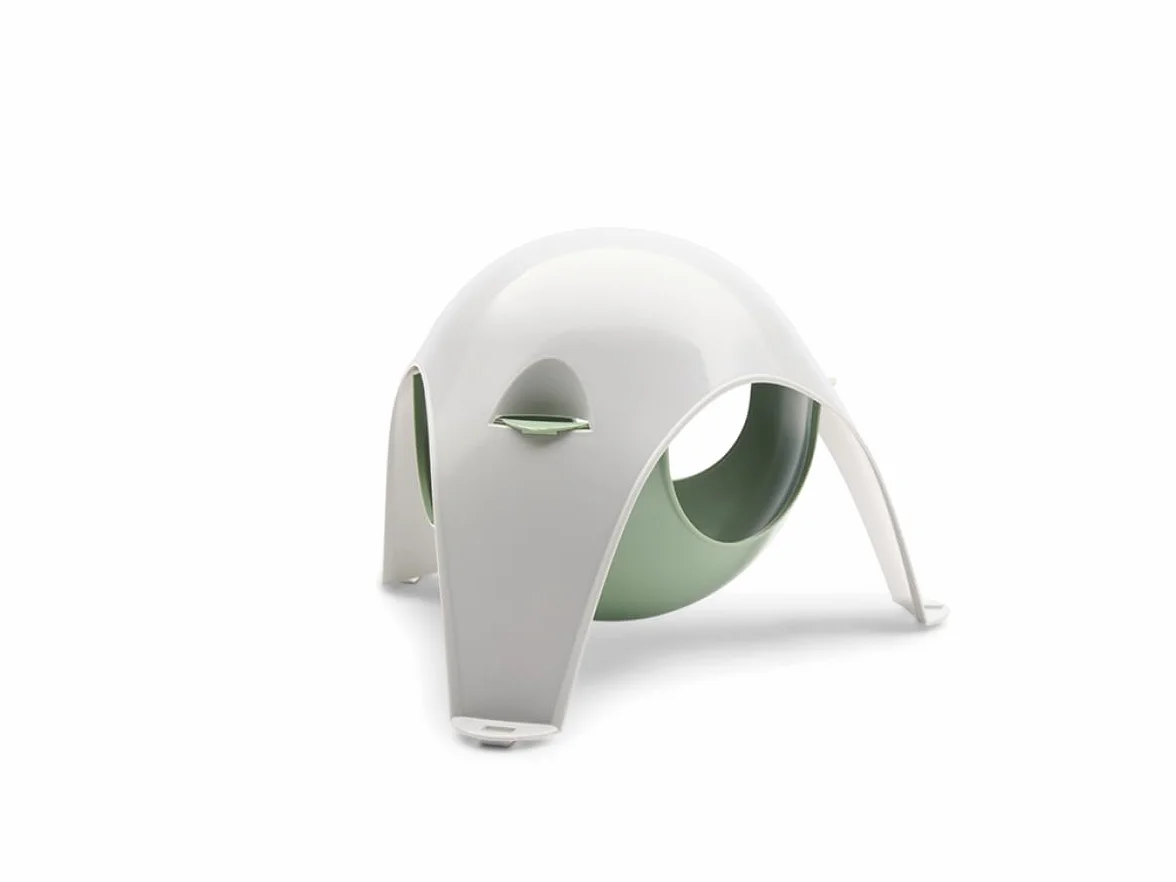 Maison Lapin - Cage Rongeur - Savic Sputnik XL - cachette pour Petits Animaux - Vert - pour Hamsters et Rats - Dimensions 29 x 26 x 19 cm