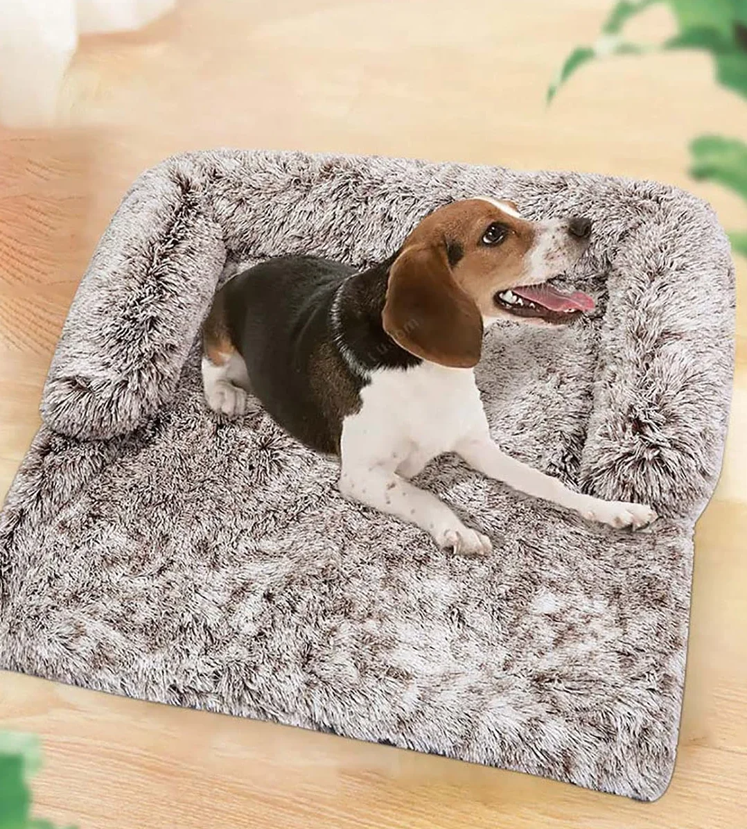 Tapis pour Chien en Peluche Canapé Grande Taille avec Fermeture Éclair