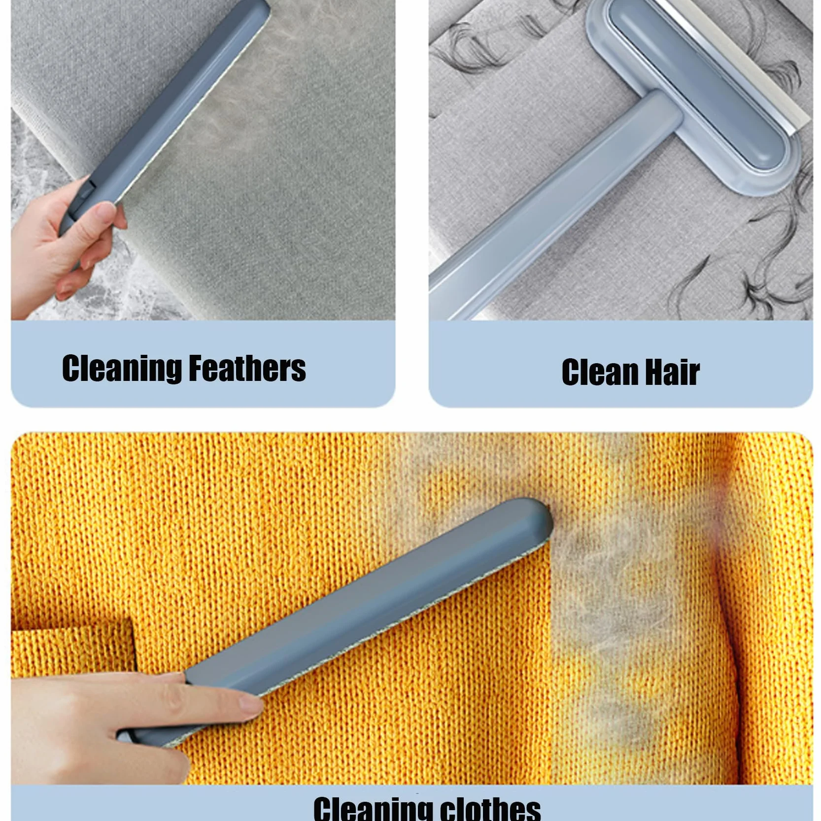 4 In 1 Pet Hair Remover, Durable, Reusable, Washable Lint Cleaner for Dog and Cat Furniture Carpets Clothing Bedding