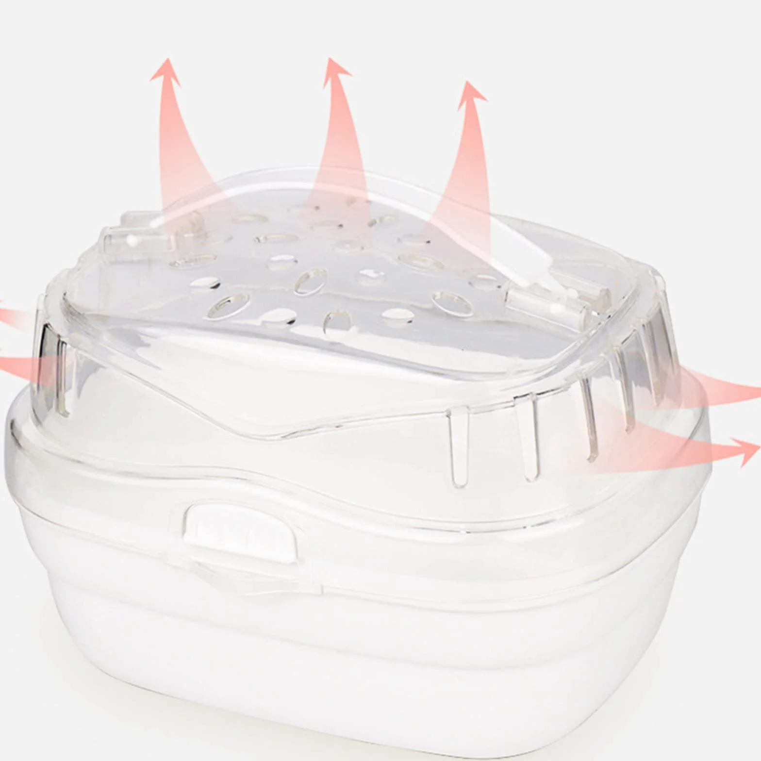 Caisse de transport pour hamster portable avec bouteille d'eau pour petits animaux
