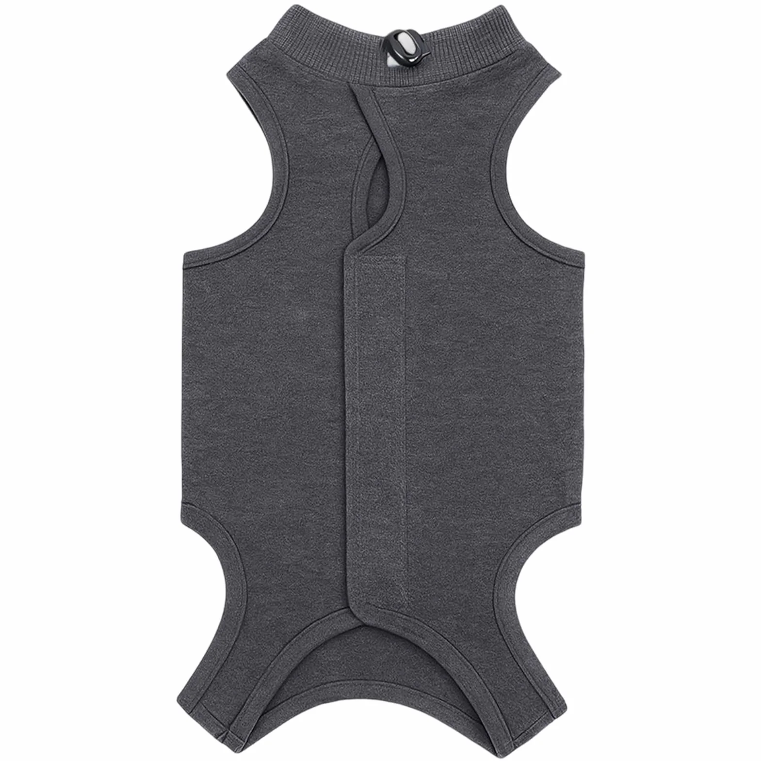 Body pour Chat après Stérilisation, Post Opératoire, Coton Doux, Protection Plaies, Taille M, 3-5kg, Gris