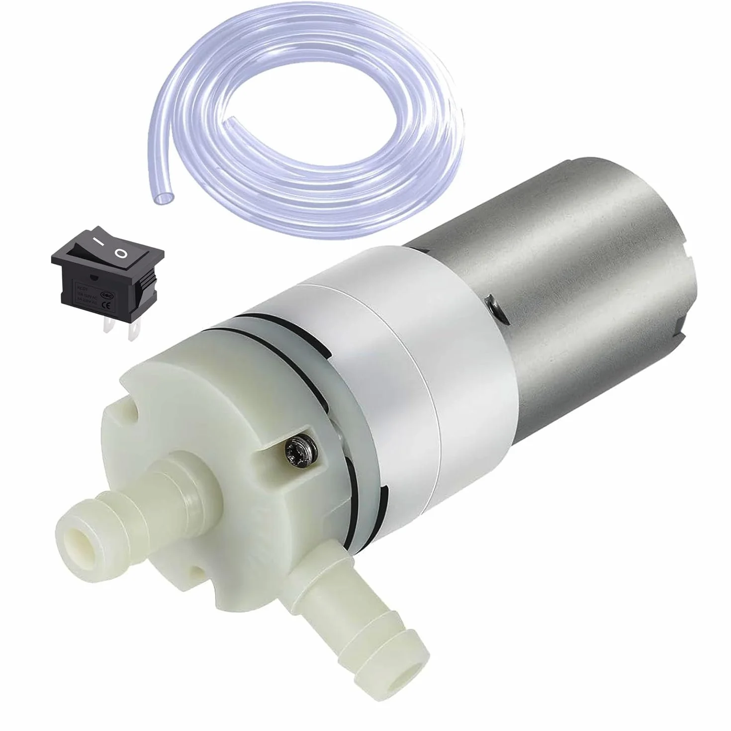 Pompe à Vide électrique 12V DC 370 Mini Pompe à Eau à Membrane auto-amorçante pour Aquarium Water Cooling