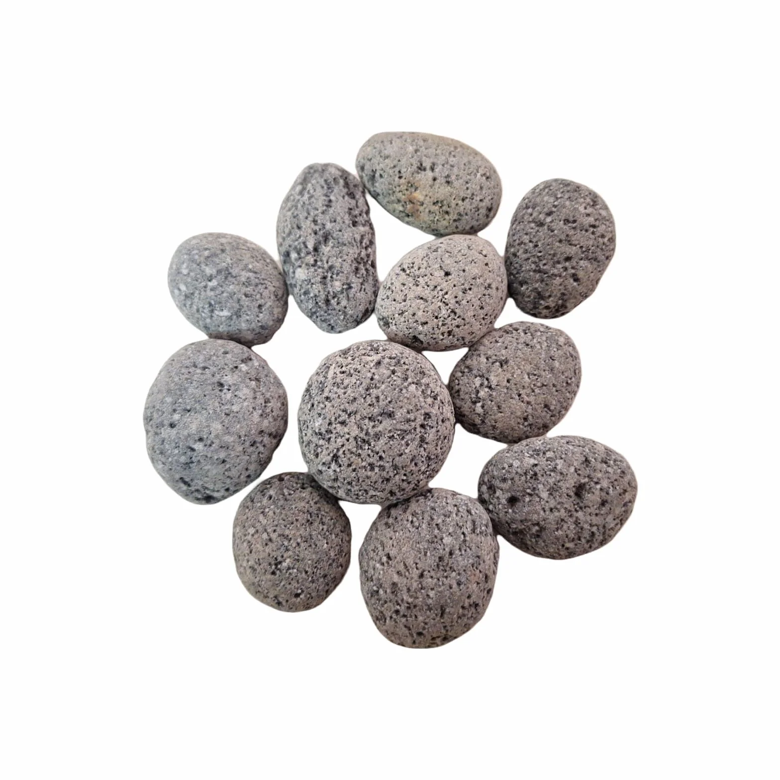 Zen Pebbles Pierres d'aquarium 3-5 cm 500 g Pierres naturelles Décoration lave noire Aquascaping