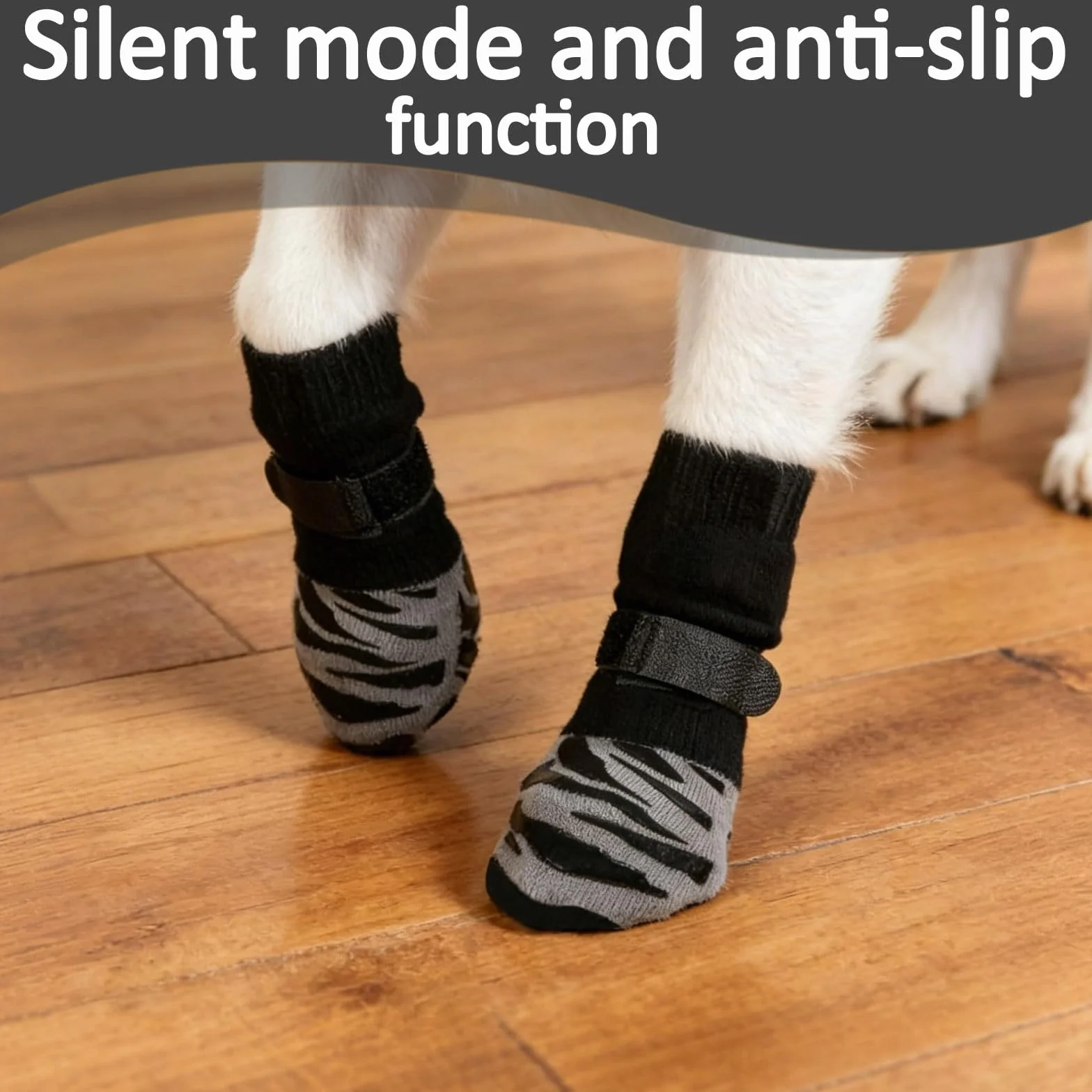 Chaussettes Anti-léchage pour Chiens Antidérapant Imperméable Taille Moyenne et Grande 2 Paires