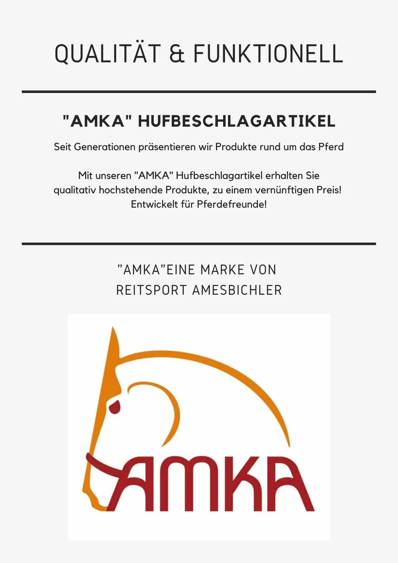 AMKA Pince coupe-sabot avec ressort en acier inoxydable 3 longueurs
