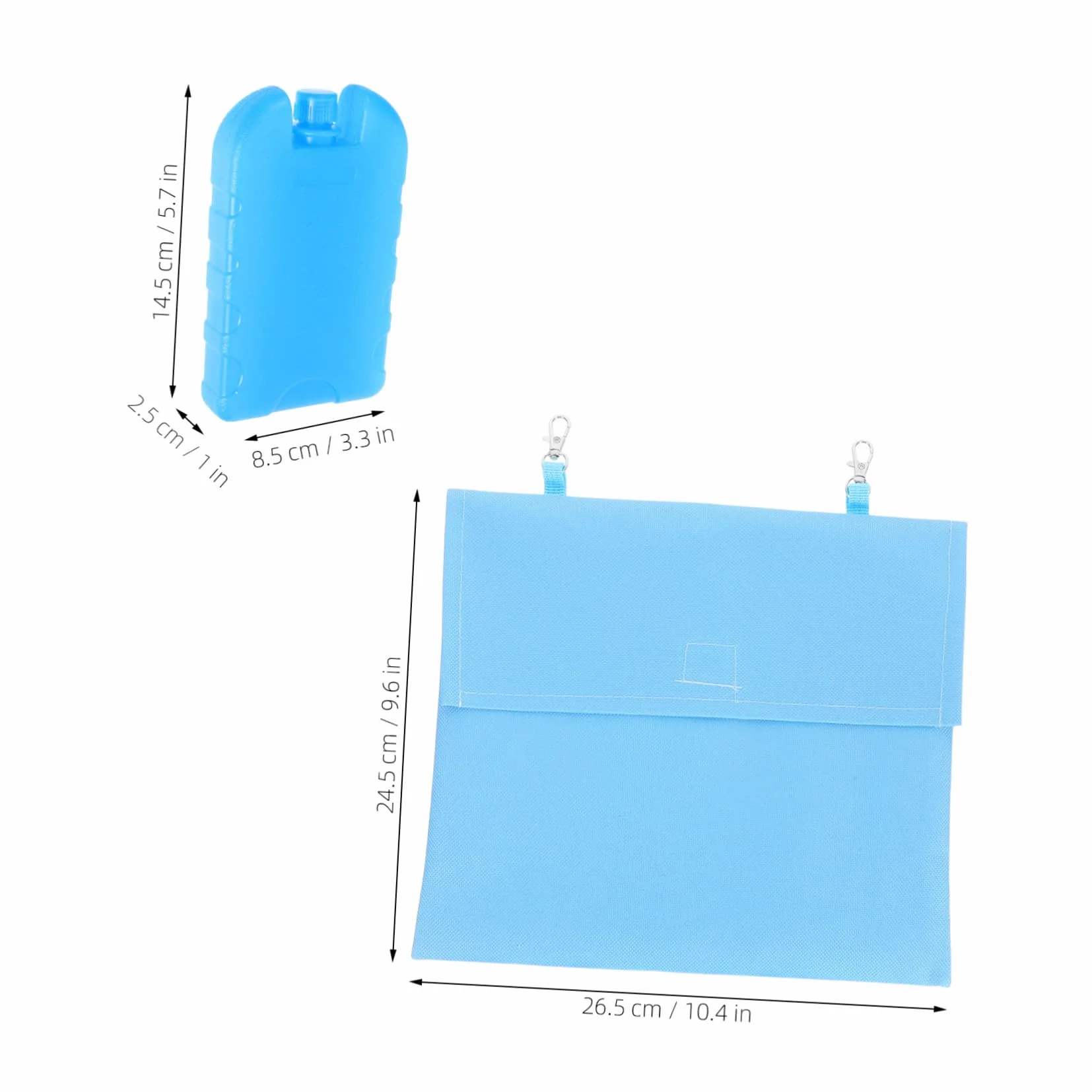 BESPORTBLE Bunny Cooling Pouch with Reusable Ice Pack for Small Pets