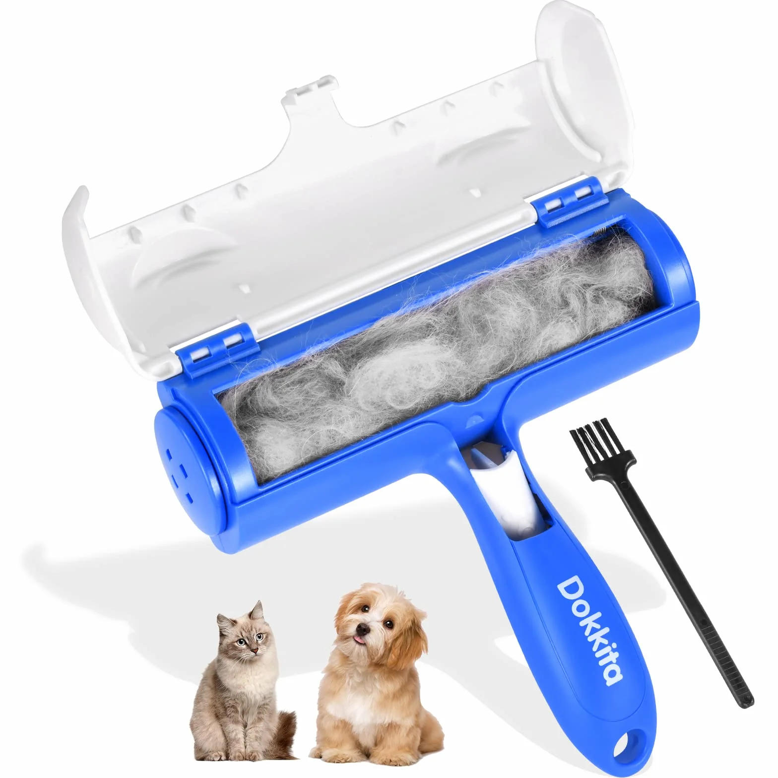 Brosse Anti Poils Chat Animaux Rouleau Poils Chien Brosse Magique Canapé Tapis