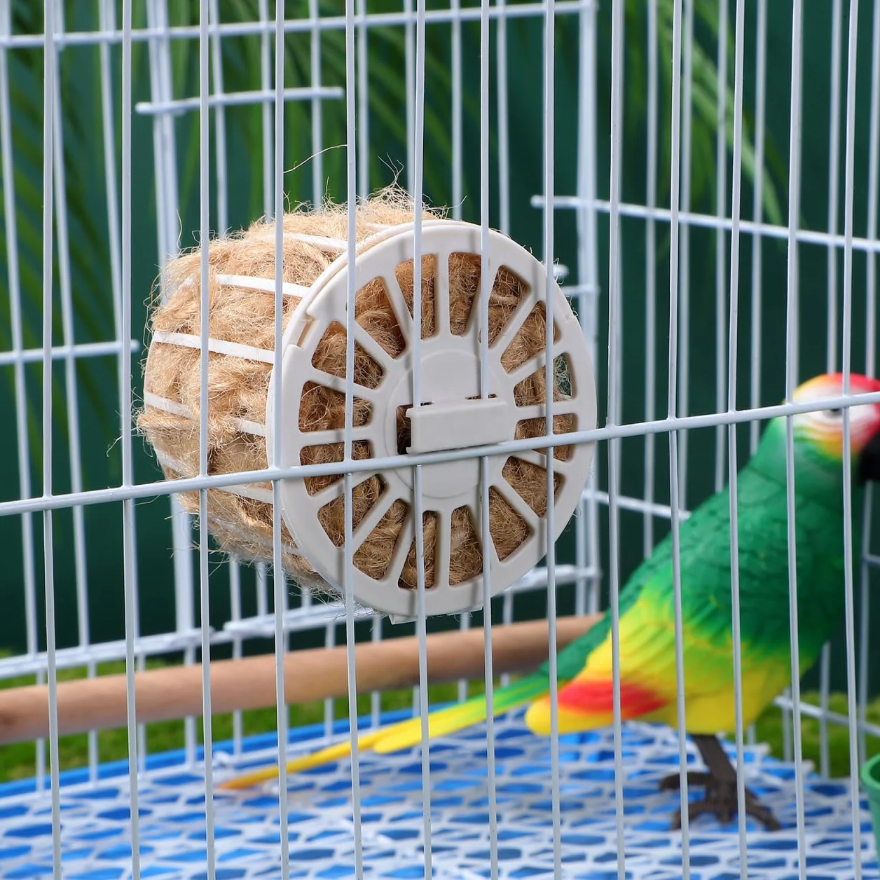 HEMOTON Matériaux de Nidification Souples en Coton et Jute pour Cage à Canari