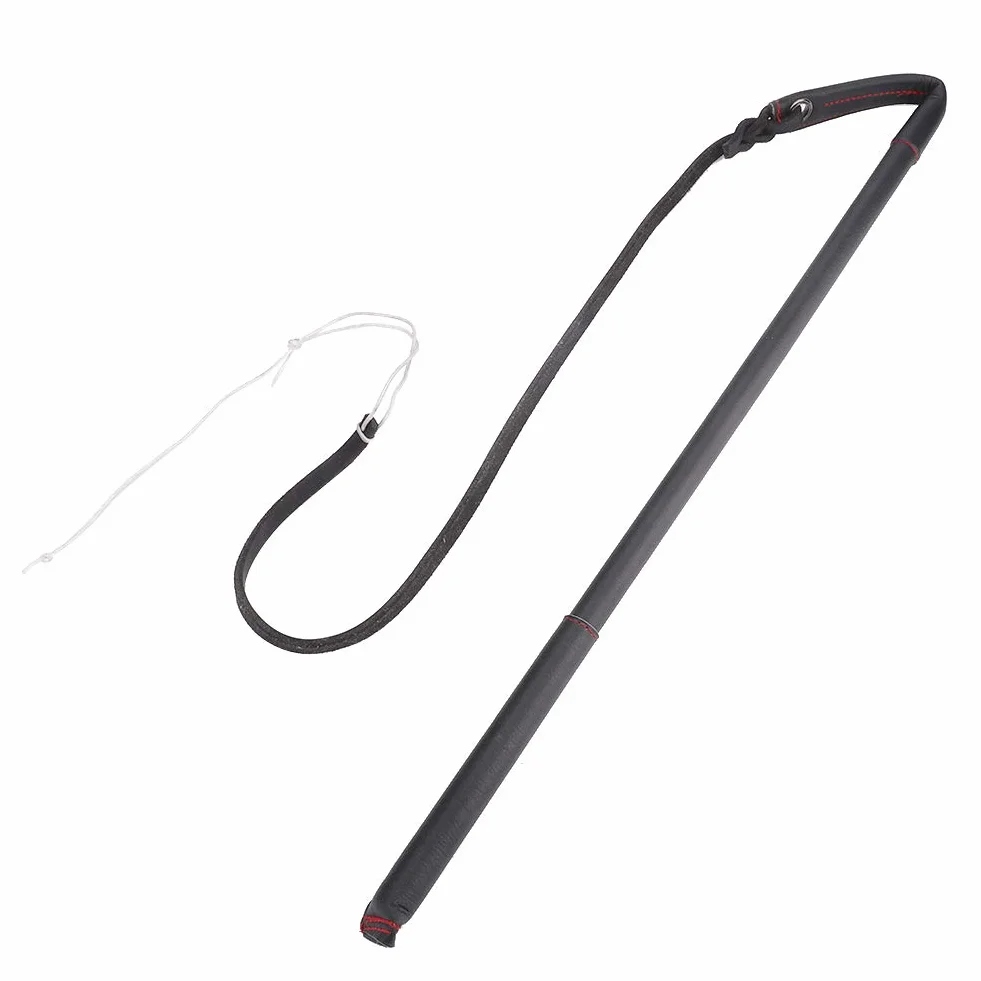 Martinet pour Chien Fouet Cuir Dressage Taille Moyenne Peau de Vache