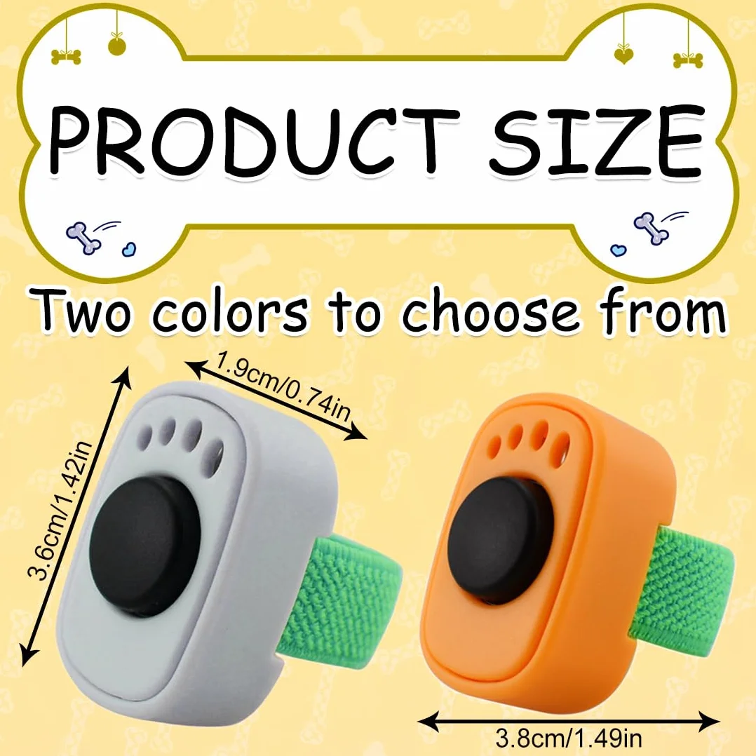 YAYNO 2 PCS Clicker Chien Dressage Multicolore Clickers de Dressage pour Animaux de Compagnie Accessoire Pratique pour l’Entraînement Canin pour Chien Chat Cheval