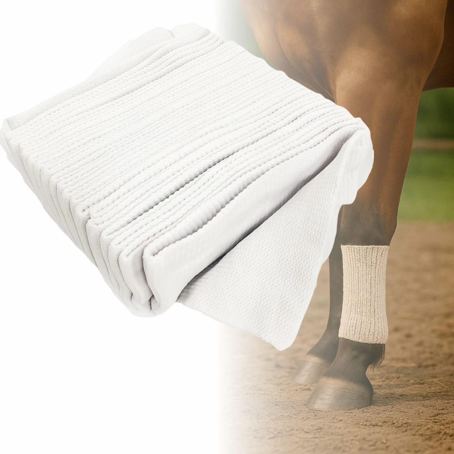Edward Cows Cavals Vet Wrap Elastic Net Tubular Support Bandage for Leg Joint Hoof Cani Gatti Wound Dressing Retainer