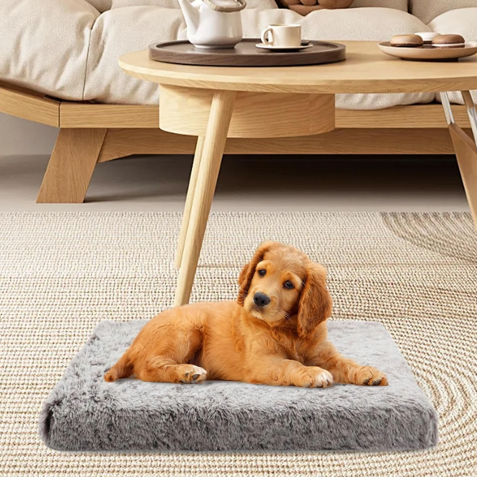 Coussin Chauffant pour Chats Coussin en Peluche | Tapis Autochauffant Pour Animaux De Compagnie Pour Le Confort Intérieur Le Repos Et Le Sommeil à La Maison Avec Chaleur En