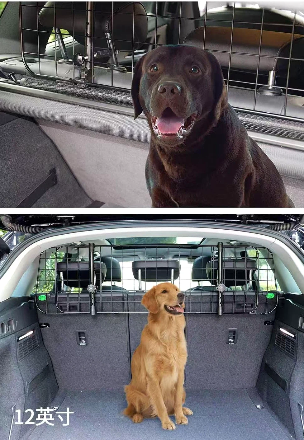 Grille de Protection pour Chien pour Seat Leon St (2013-2017), Grille de Séparation pour Chien Voiture, Barrière Animaux Barriere de Securite pour Chien de Voiture