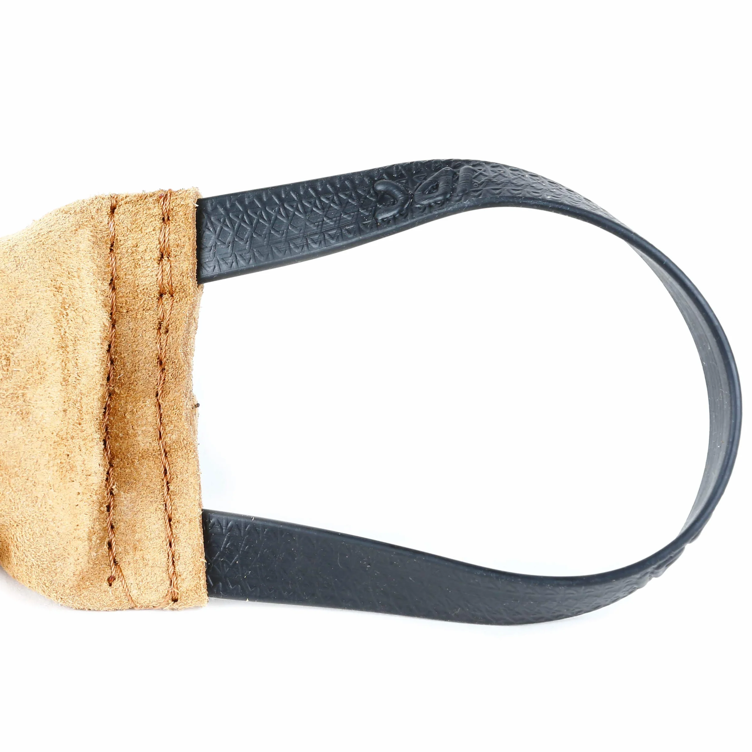 JULIUS K-9 Boudin à mordre en cuir 25 x 5,5 cm avec couture intérieure et 2 anses