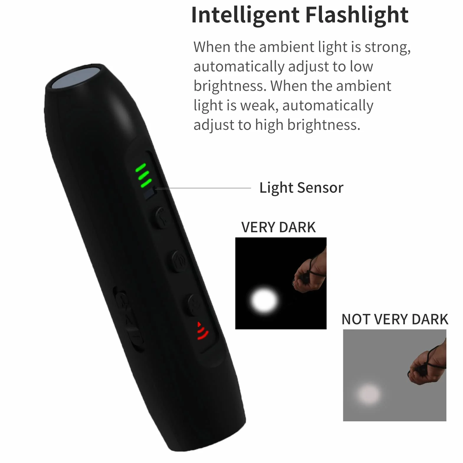 Irfora Répulsif à ultrasons pour chien - 3 modes - Portable rechargeable avec lampe de poche intelligente