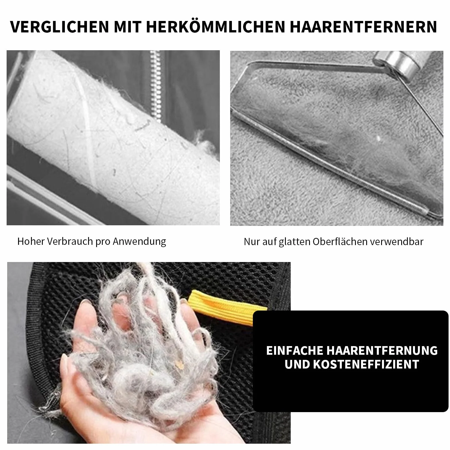Mayoii Gants de toilettage pour Chat Brosse magnétique Antistatique pour Poils d'animaux Respirant Lavable