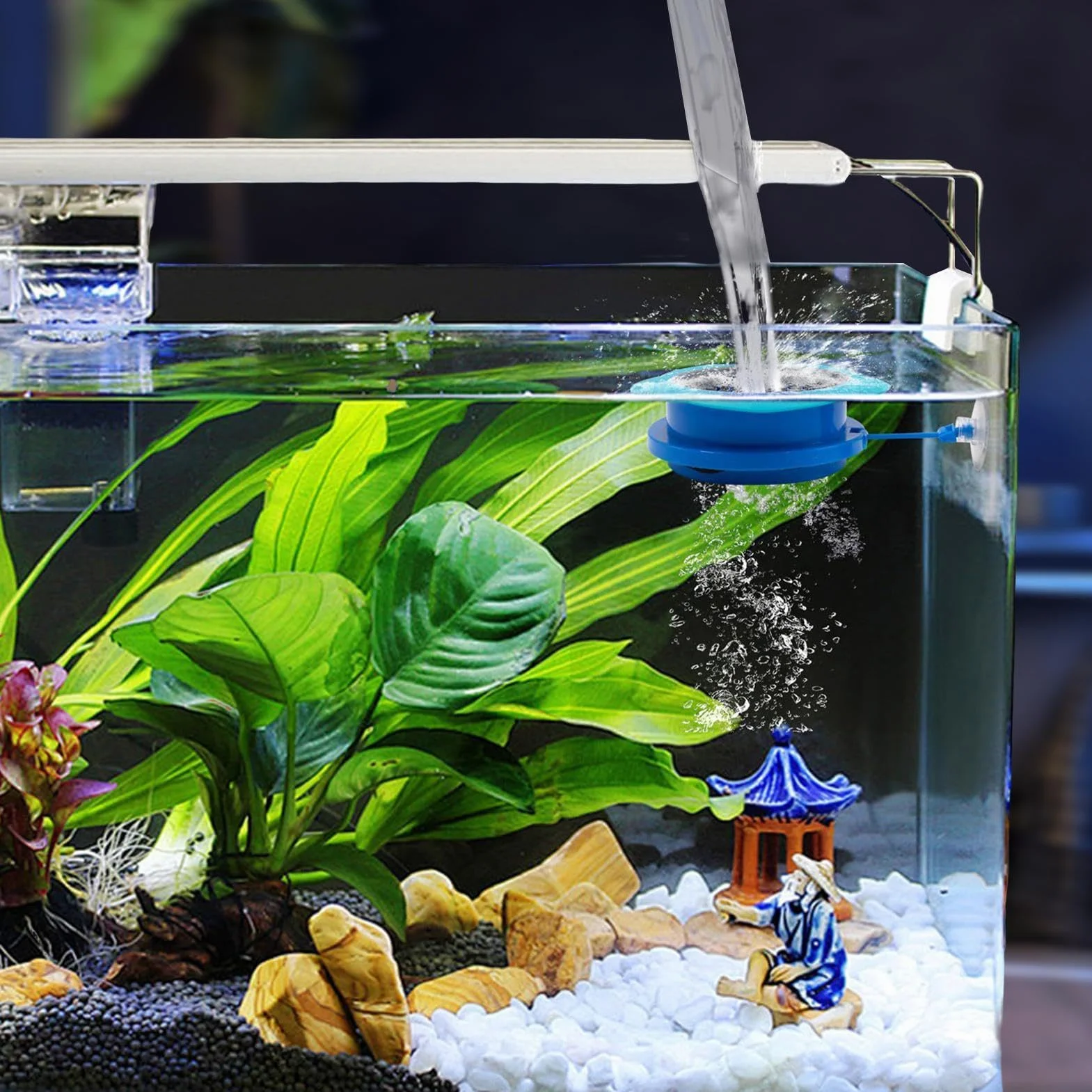 Déflecteur pour débit d'eau d'aquarium - Contrôleur de débit, outil de changement d'eau sûr et inodore