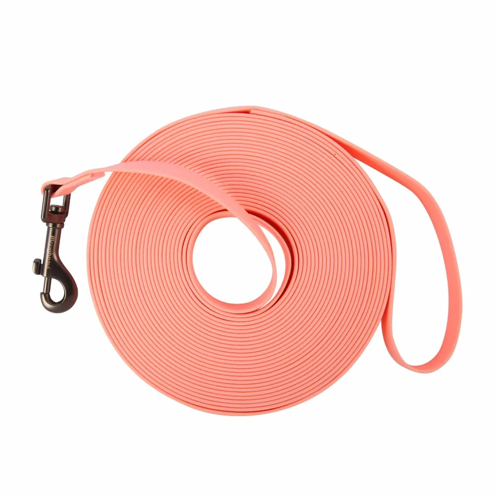 Longe pour Chien avec Poignée et Sac de Rangement, Laisses de Dressage étanches 1.5m-15m Robuste