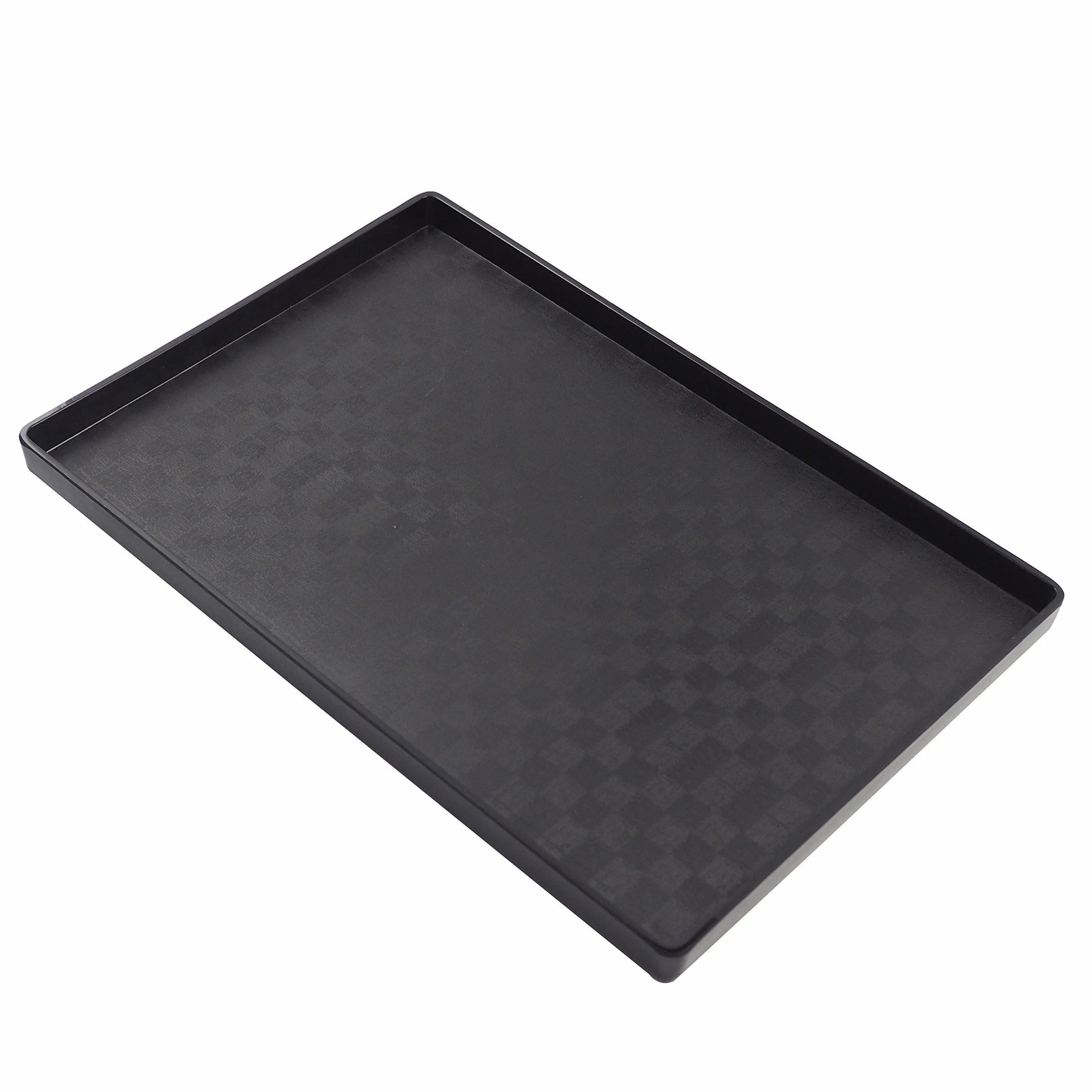 Gamelle pour Reptile OMEM Grand Plat à Eau, Bol pour Tortue XL Treillis Noir