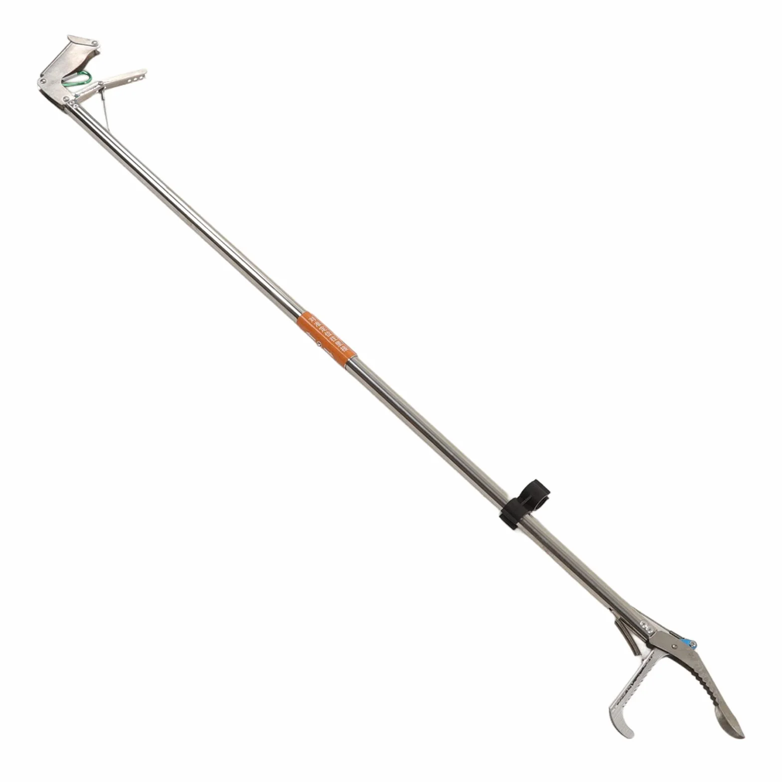 TOPINCN Pince à serpent pliable auto-verrouillable en acier inoxydable pour manipuler reptiles