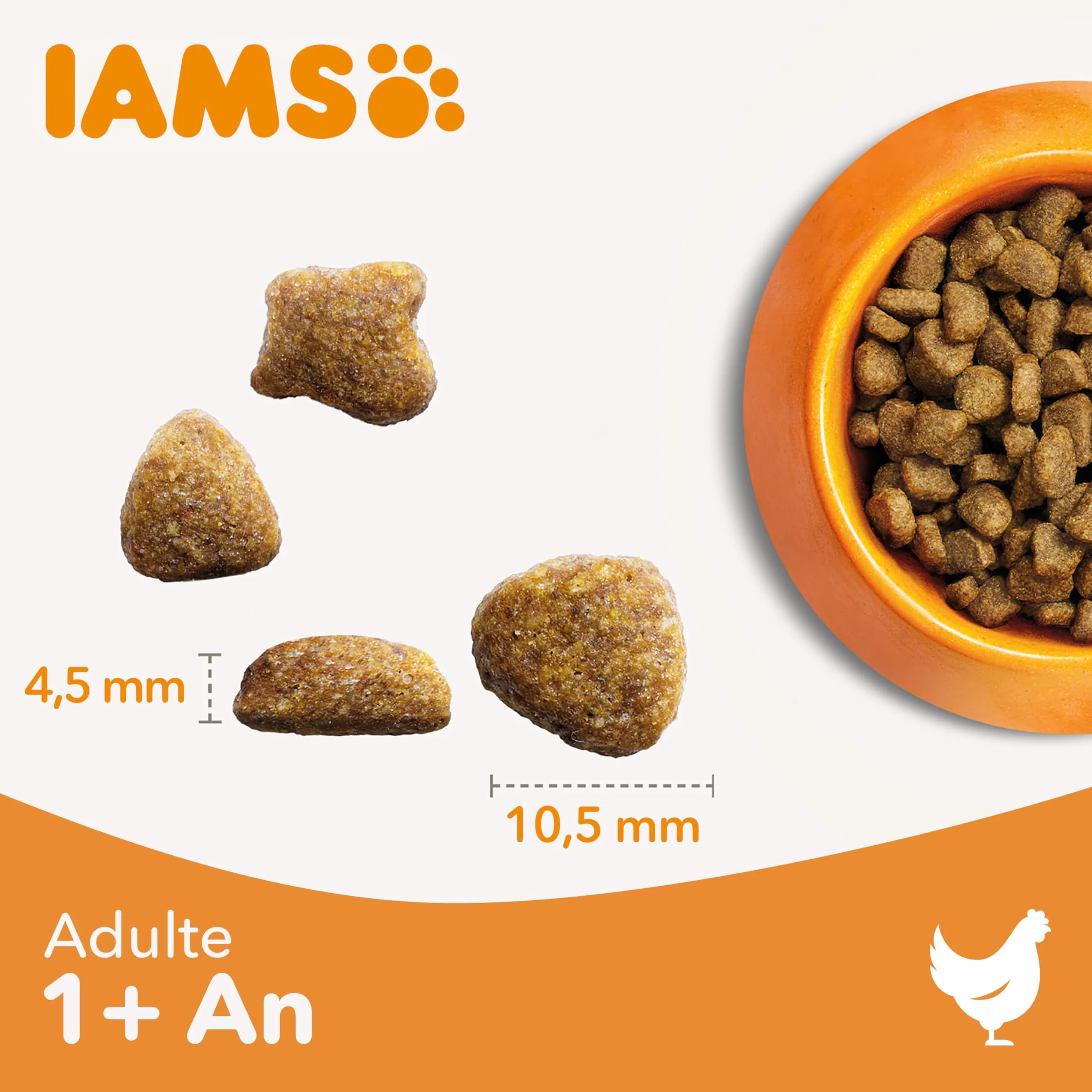 IAMS Croquette au Saumon pour Chat Adulte 3 kg