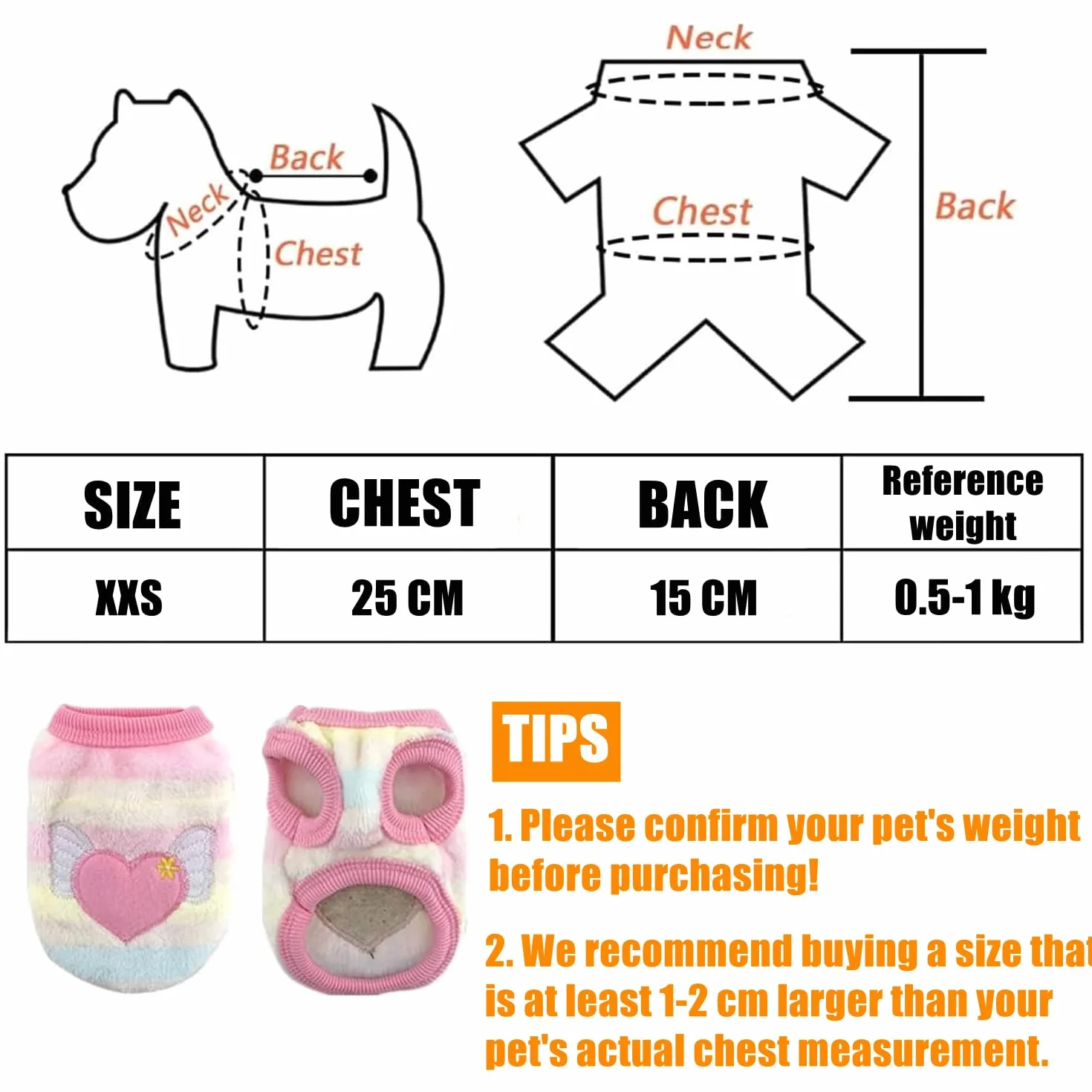 Vêtements Chauds pour Petits Animaux Lot de 2 Gilets T-Shirts pour Chiots Chaton Furet Lapin